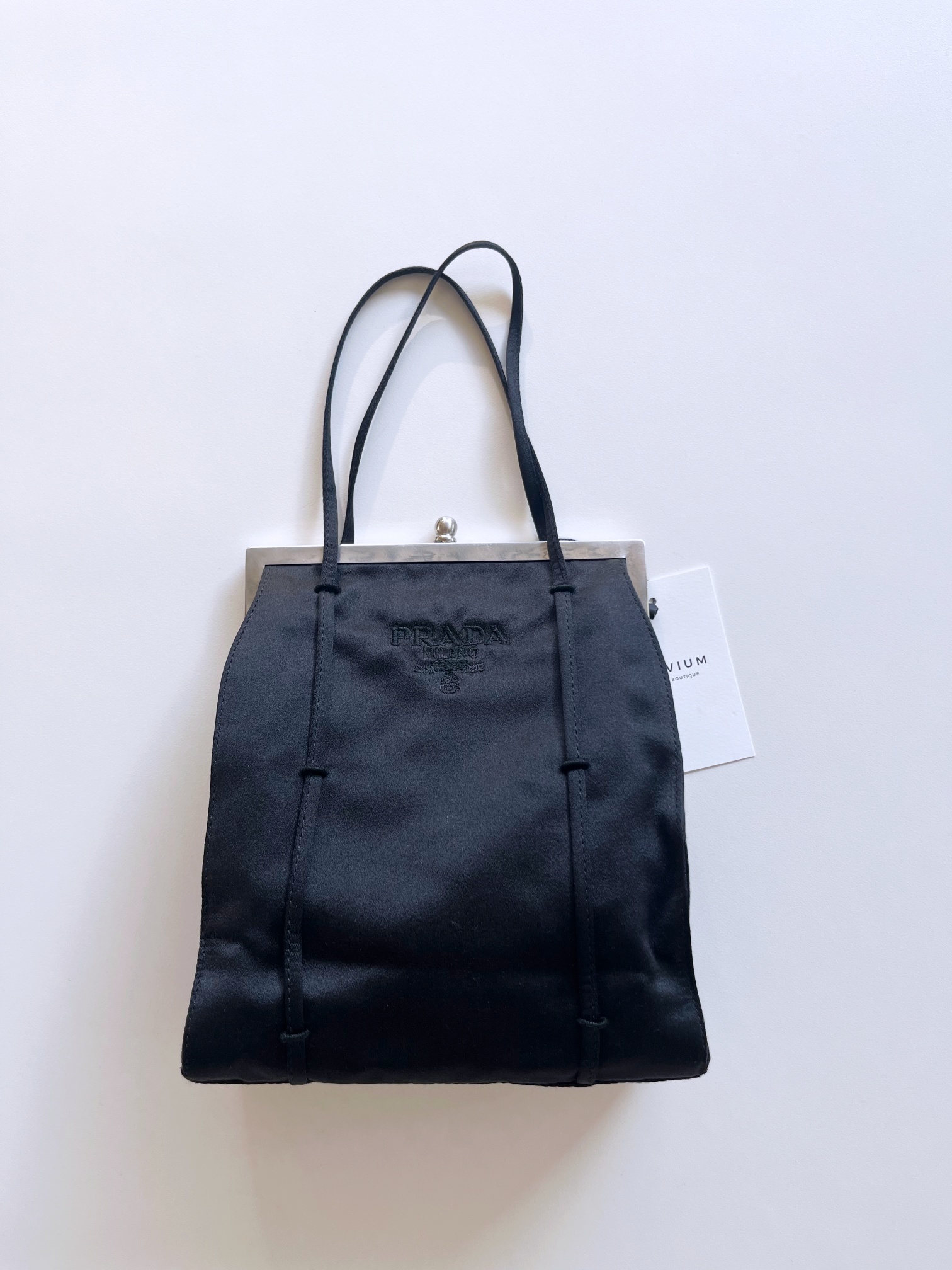 PRADA Satin Clasp Mini Bag