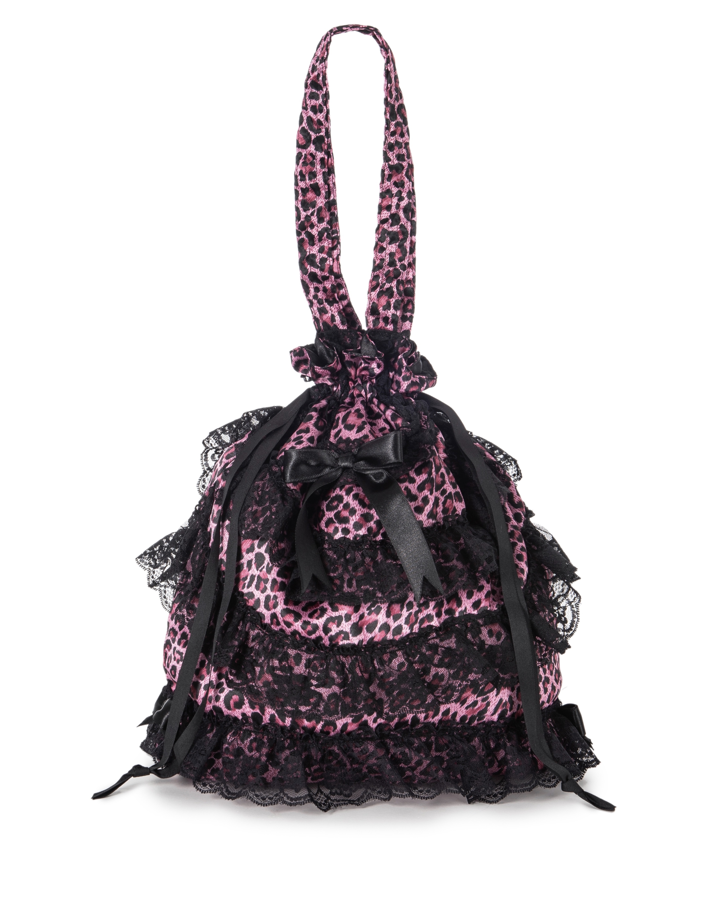 【Babylclub】 Jewel leopard ribbon bag ★送料・関税込★ e7737b5813c686447dbbfd31e12933