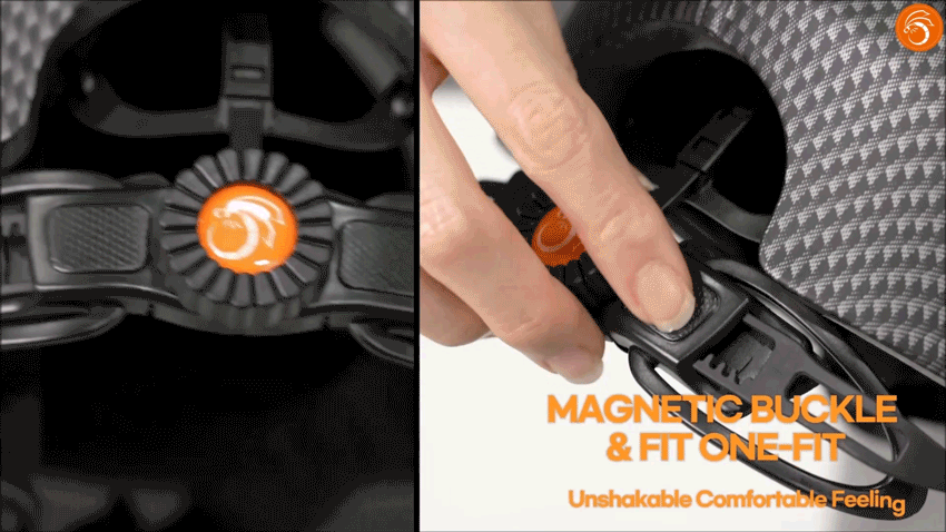 디테일한 사이즈 조정, 상하 조절기 더 섬세한 사이즈 조정이 가능한 리벨르 헬멧은 상하 조절기로 머리 크기에 상관없이 모두 착용하실 수 있으며 뒤 짱구인 분들도 편안하게 조절하여 사용하실 수 있습니다.