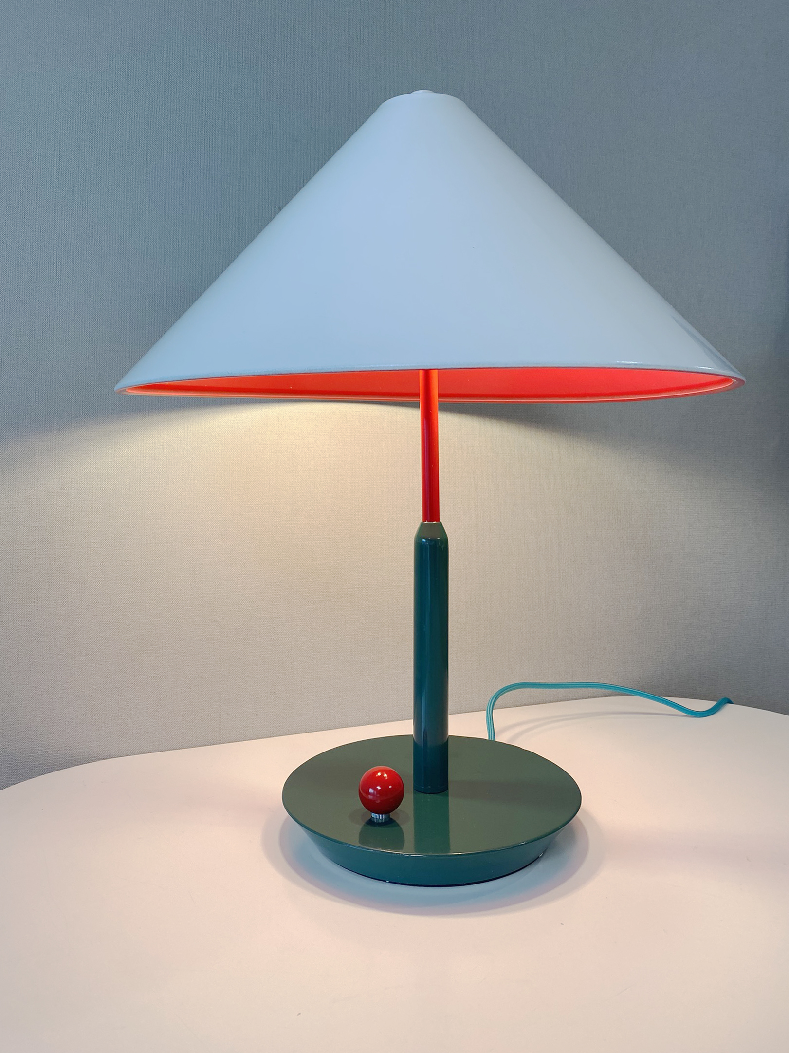Red Ball Table Lamp