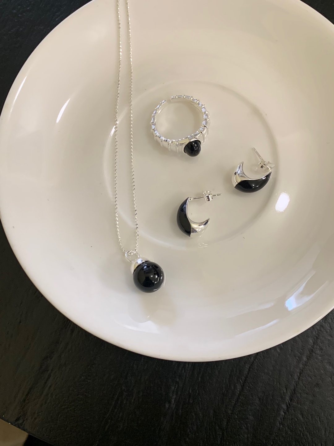 (silver925) Onyx symbol long necklace *silver 상세 이미지 12