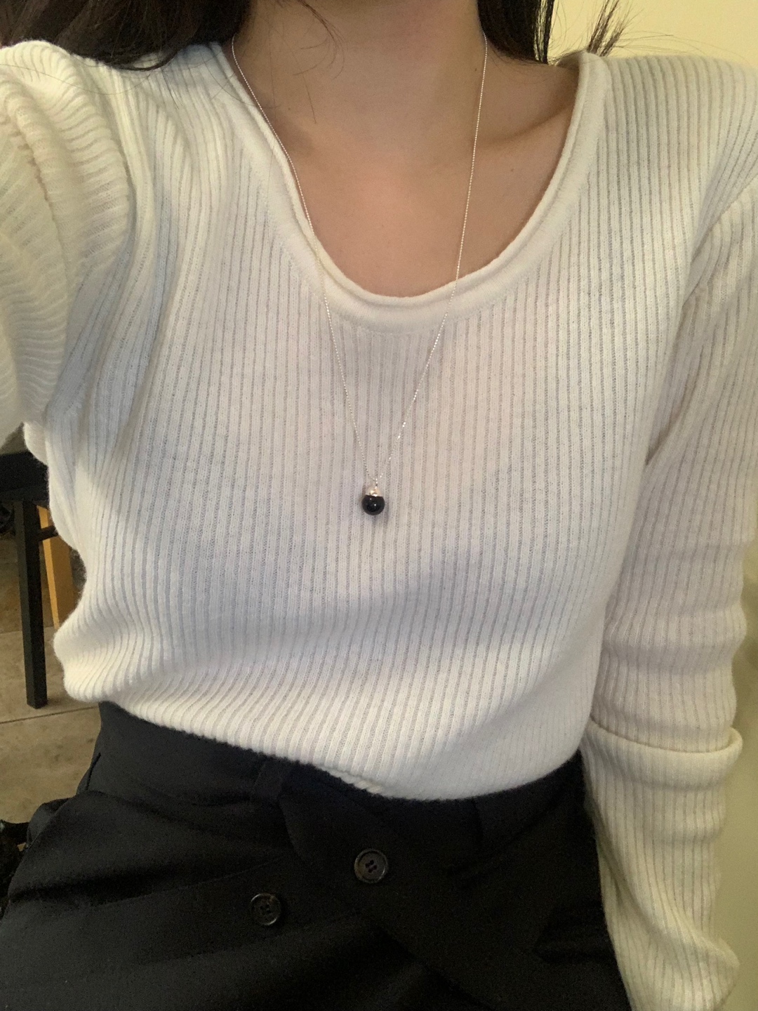 (silver925) Onyx symbol long necklace *silver 상세 이미지 18