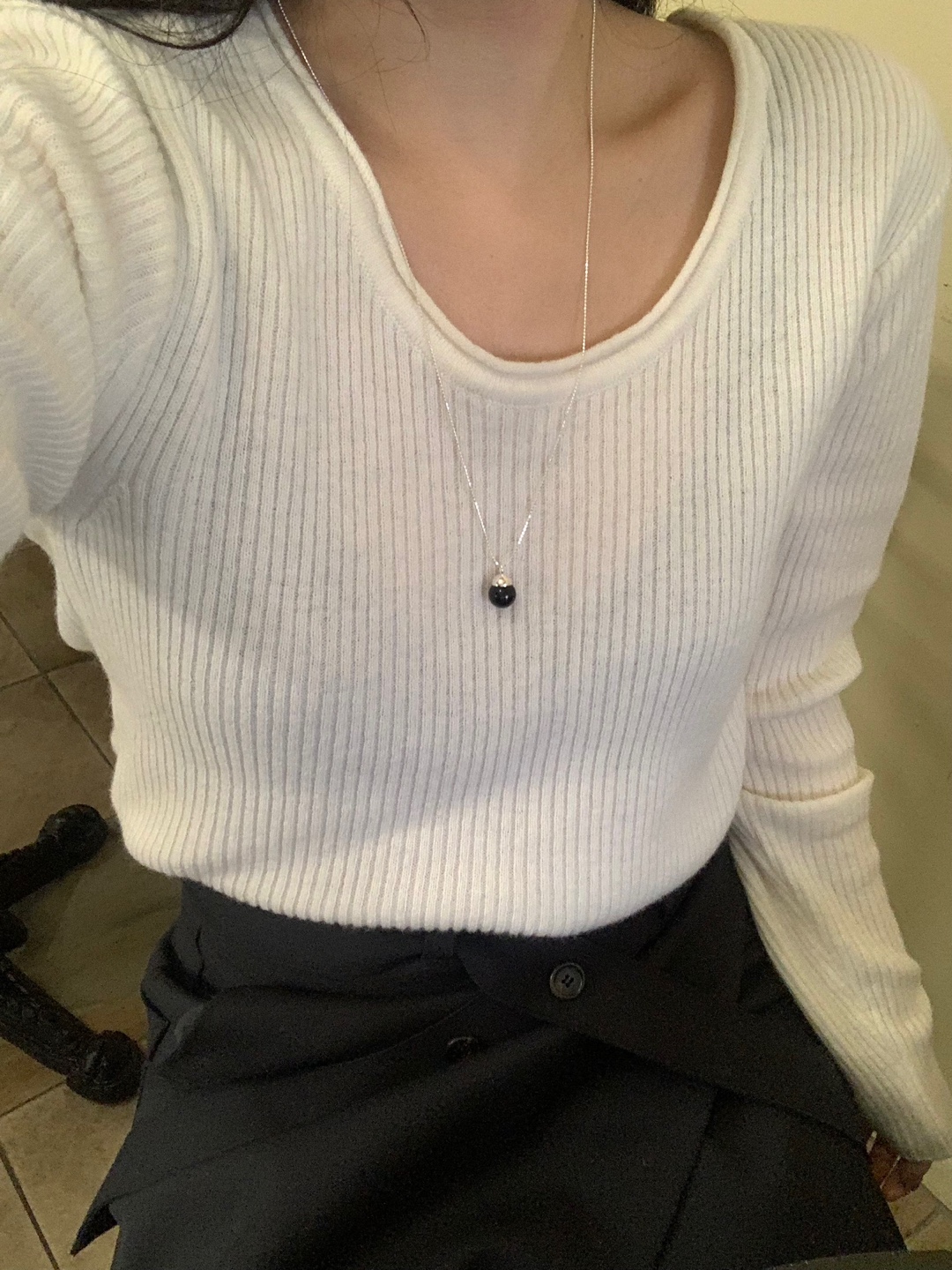 (silver925) Onyx symbol long necklace *silver 상세 이미지 26