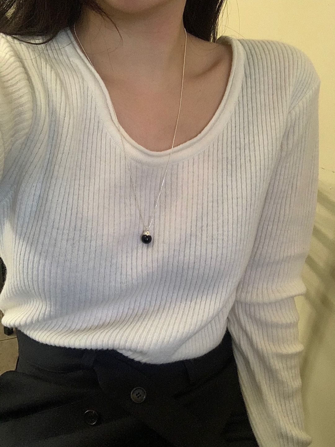 (silver925) Onyx symbol long necklace *silver 상세 이미지 33