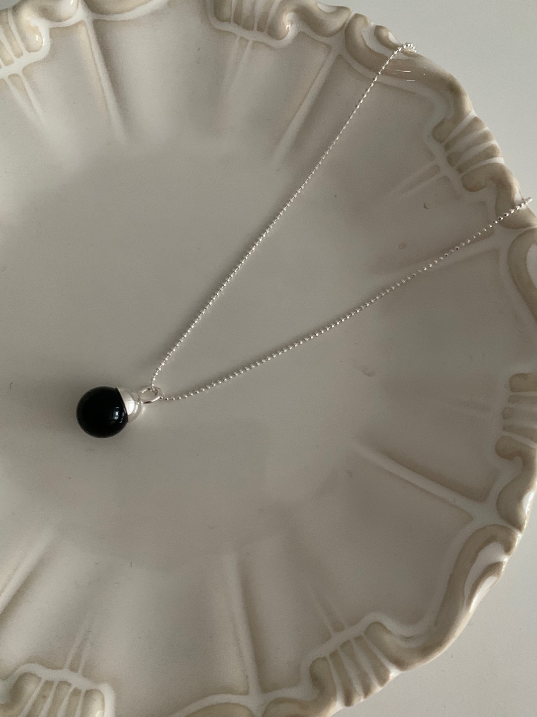 (silver925) Onyx symbol long necklace *silver 상세 이미지 8