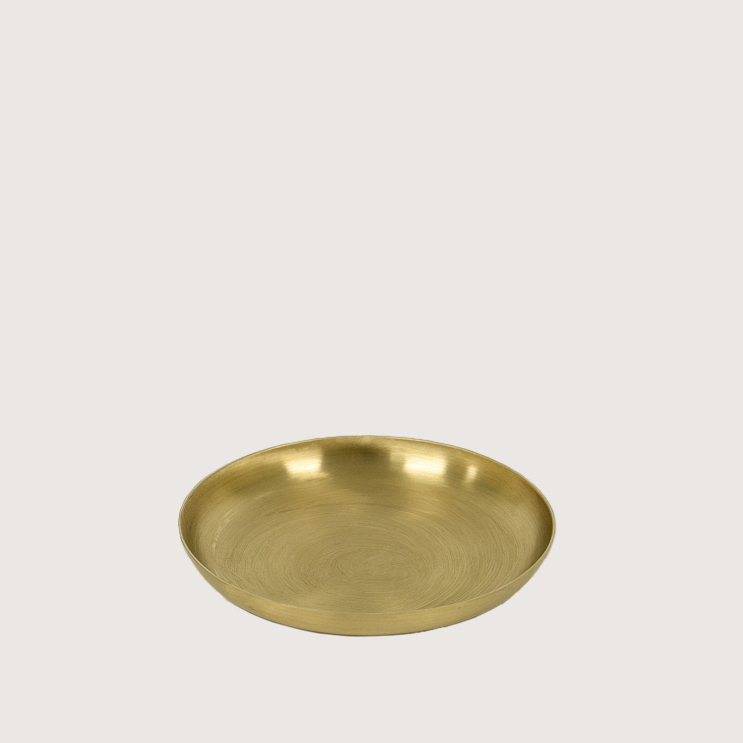 brass plate round S
