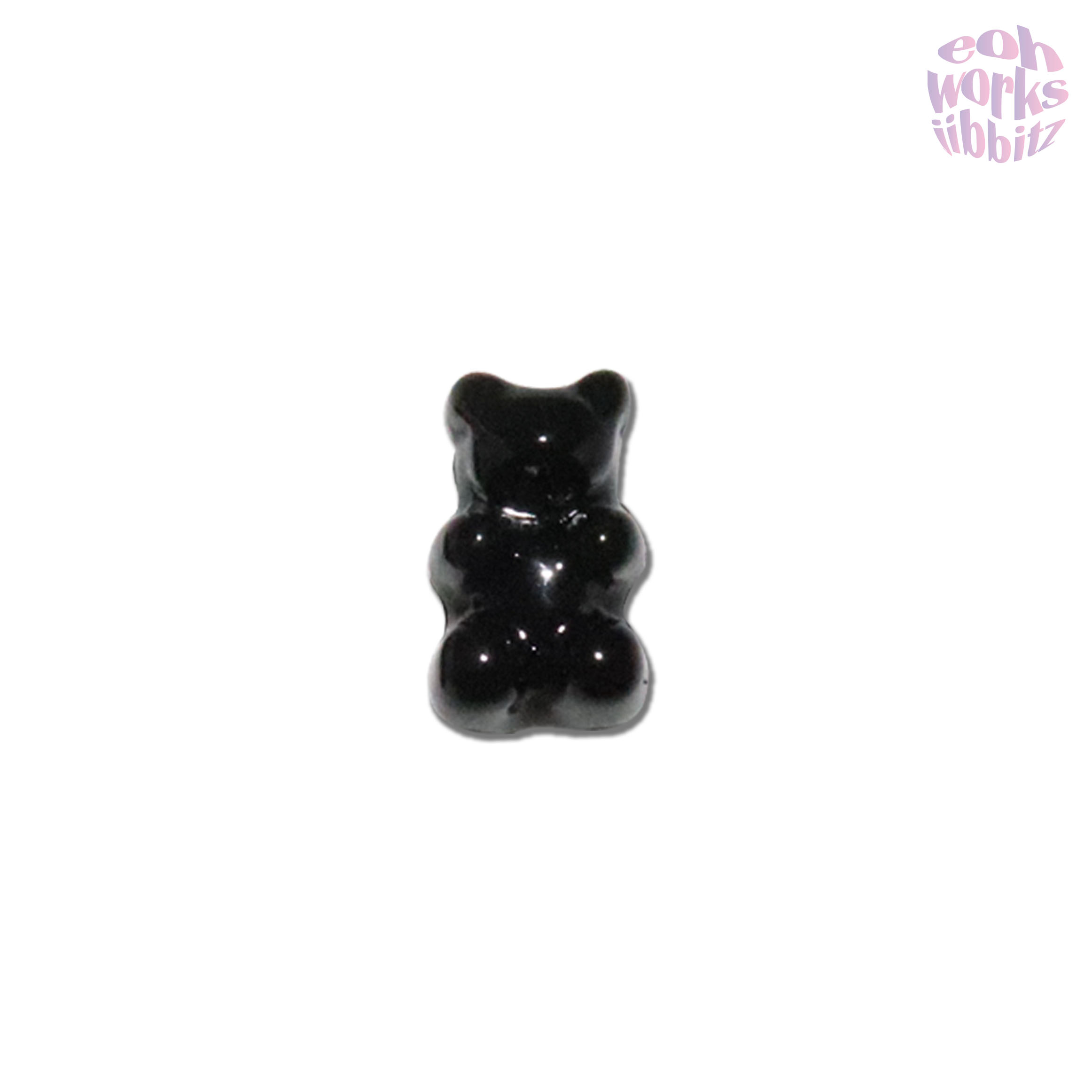 black gummy bear jibbitz