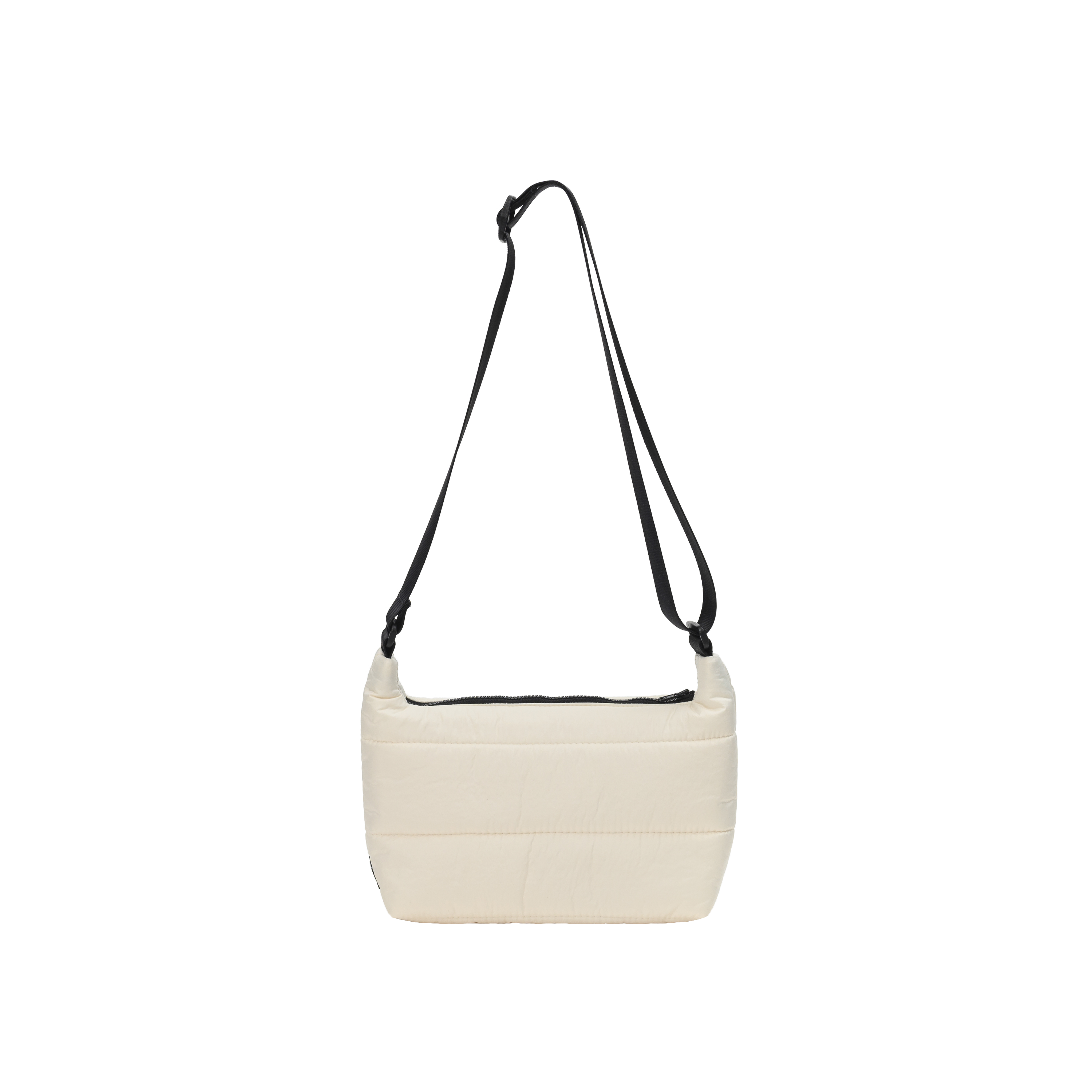 5nd)PADDED CROSS BODY BAG, IVORY