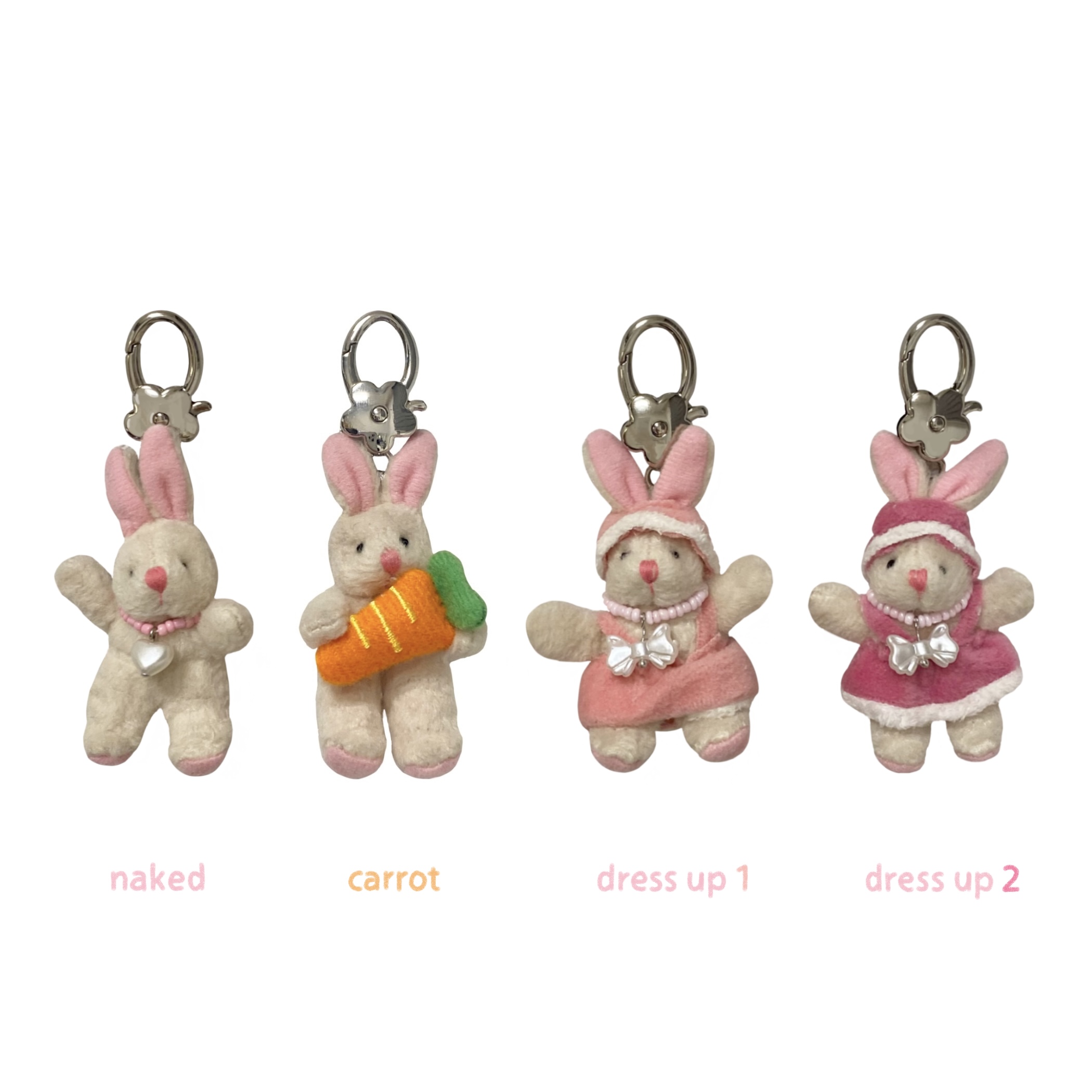rabbit keyring [ 4 type ]
