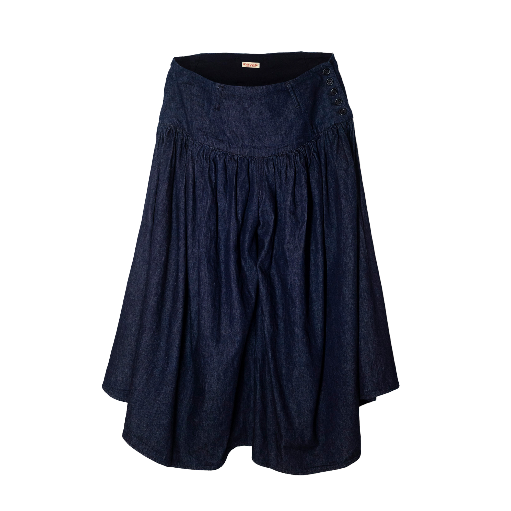 KAPITAL Denim Amish Pants (Deep Indigo)