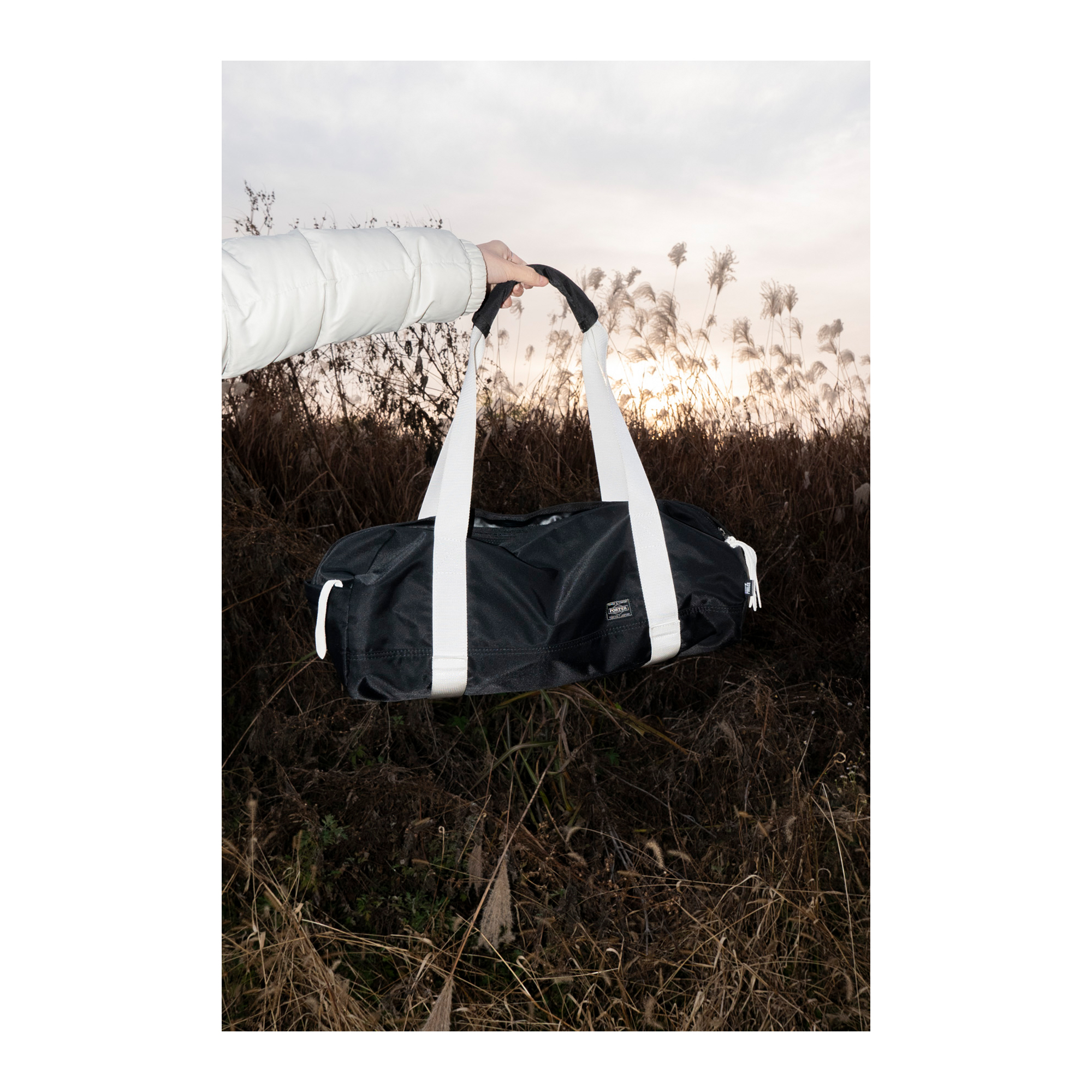 HEAD PORTER - SHATI BOSTON DUFFLE BAG (Rare, Black)