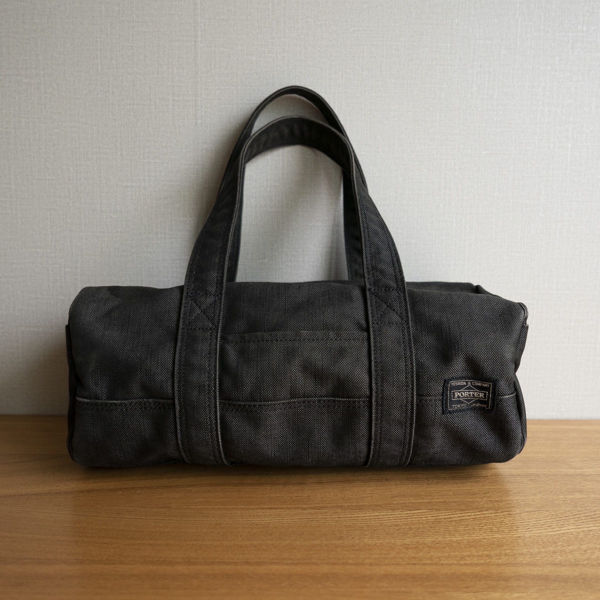 PORTER SMOKY - BOSTON BAG S (Washed Black)