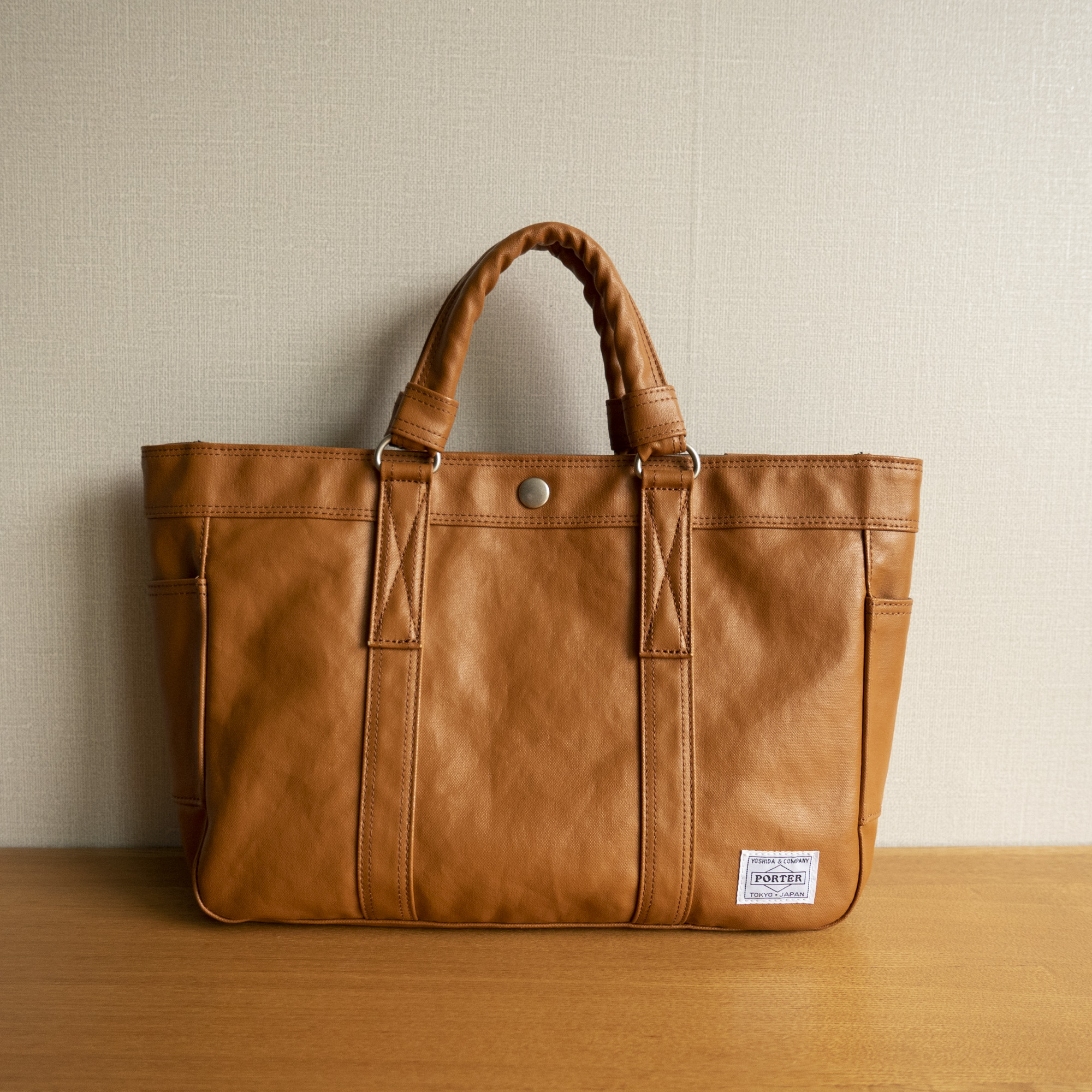 PORTER FREE STYLE - TOTE BAG (Camel)