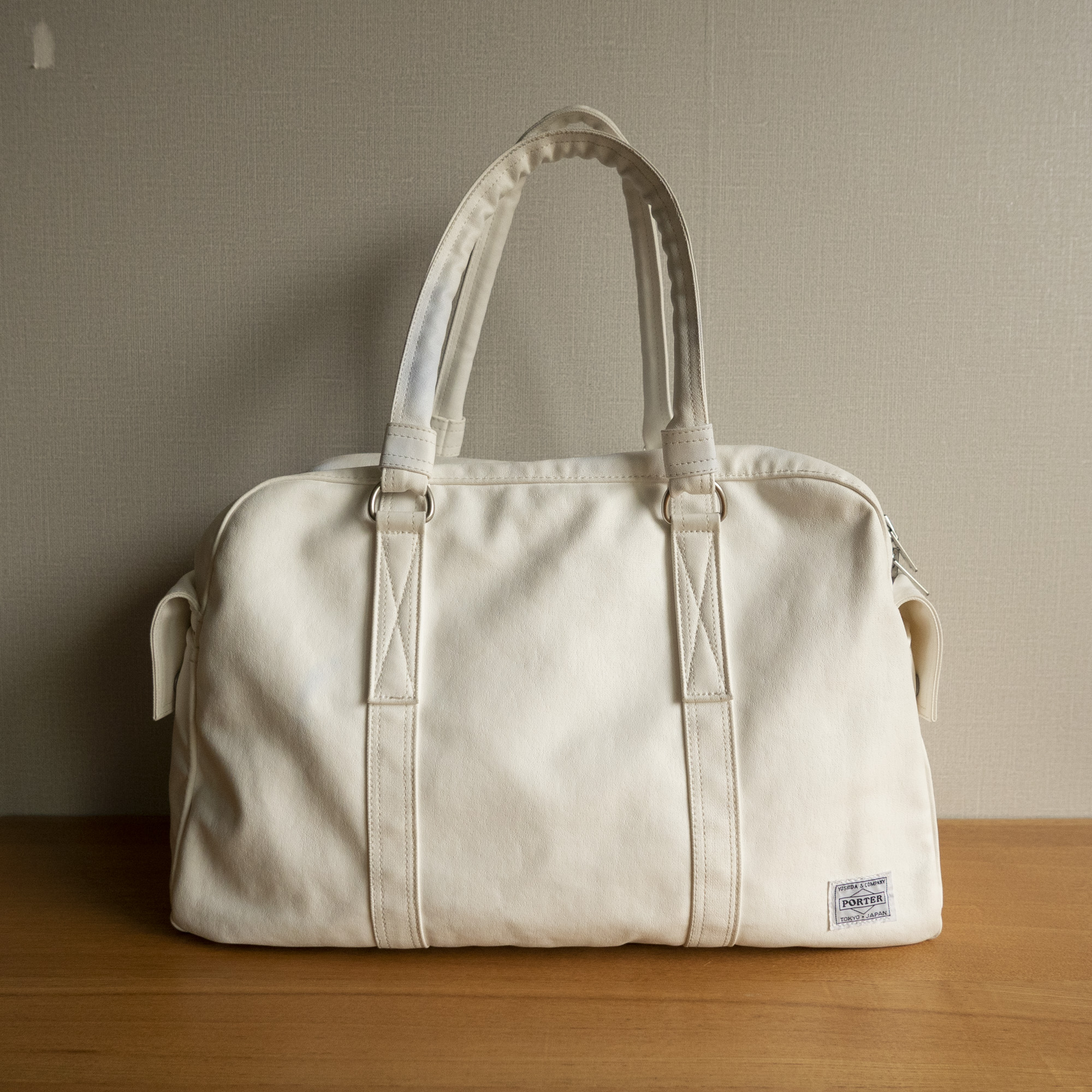 PORTER FREE STYLE - BOSTON BAG (White)