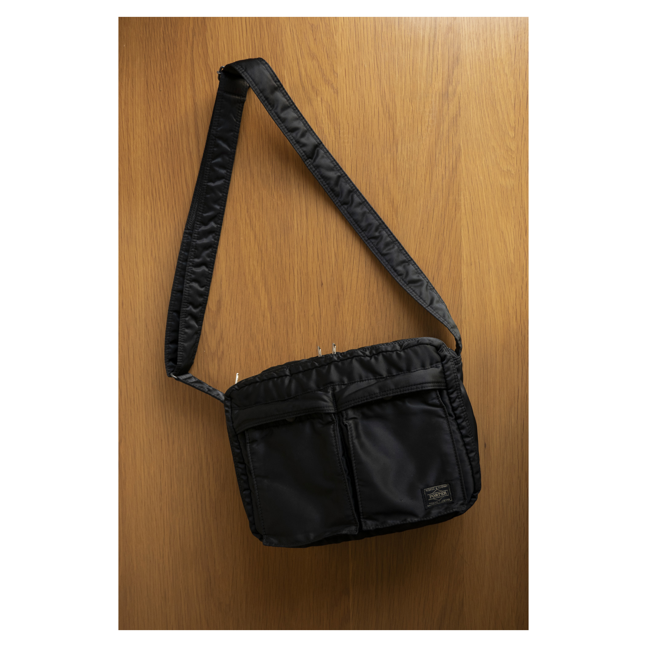 PORTER TANKER - SHOULDER BAG L (Black)