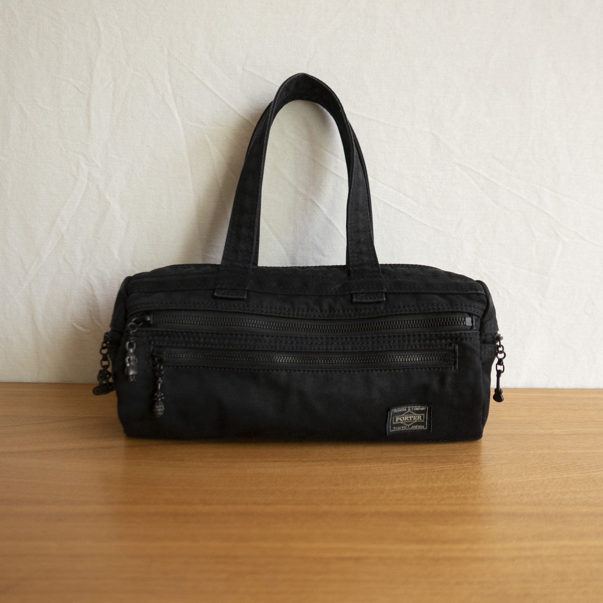 ALOHA PORTER LOCO アロハ　ポーター　ボストンバッグ　A4可　黒 ALOHA PORTER LOCO(アロハポーター ロコ) BOSTON BAG | 吉田