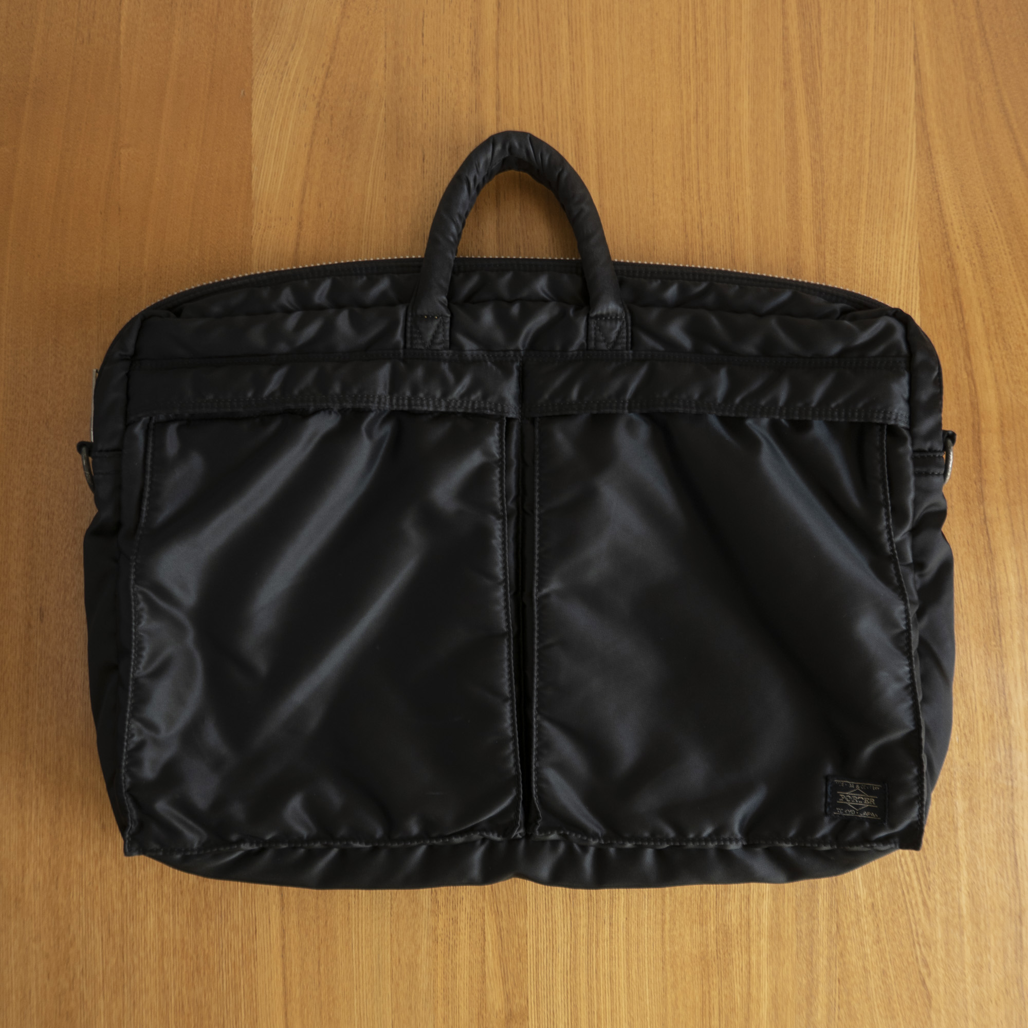 PORTER TANKER - 2WAY BRIEFCASE (Black)