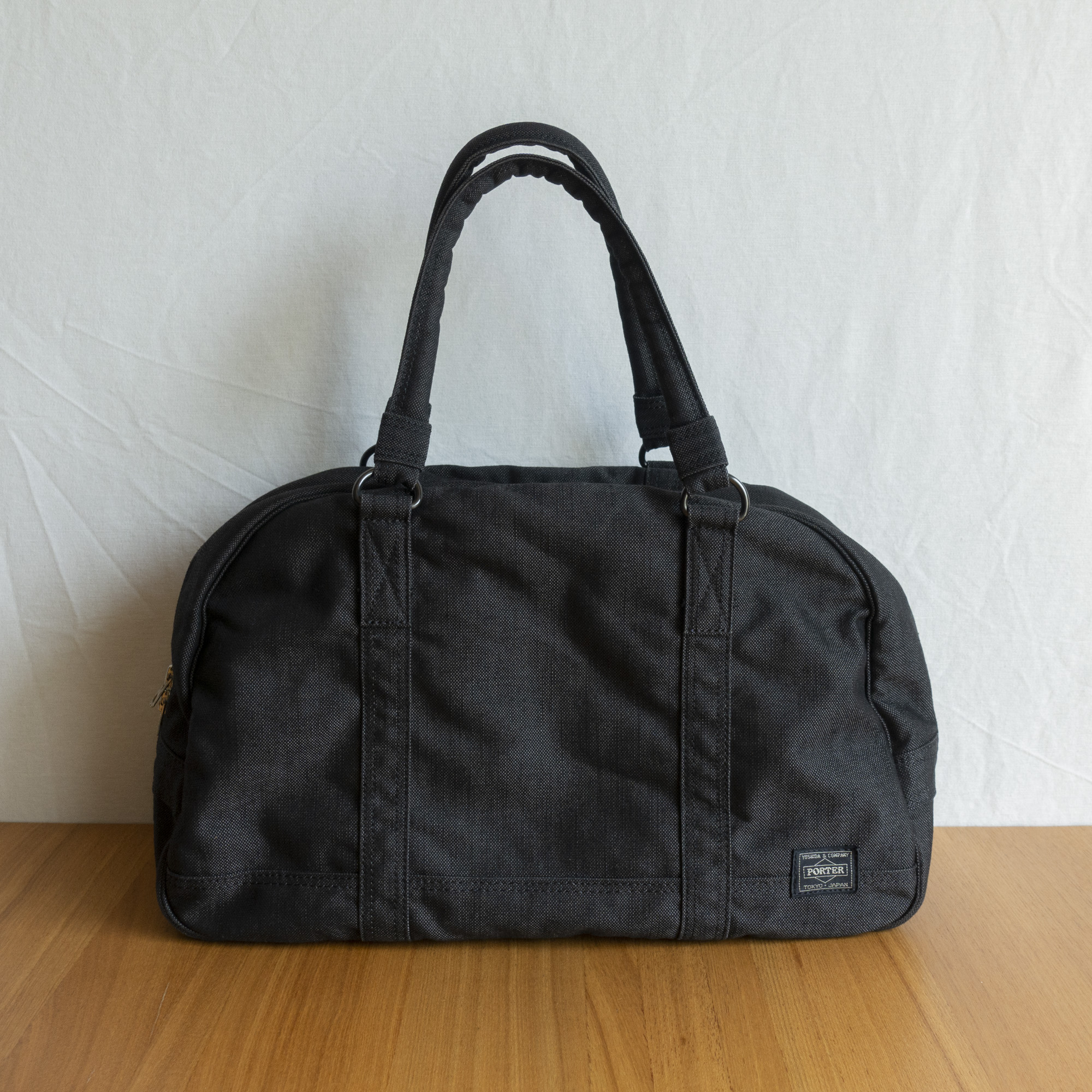PORTER SMOKY - BOSTON BAG L (Black)