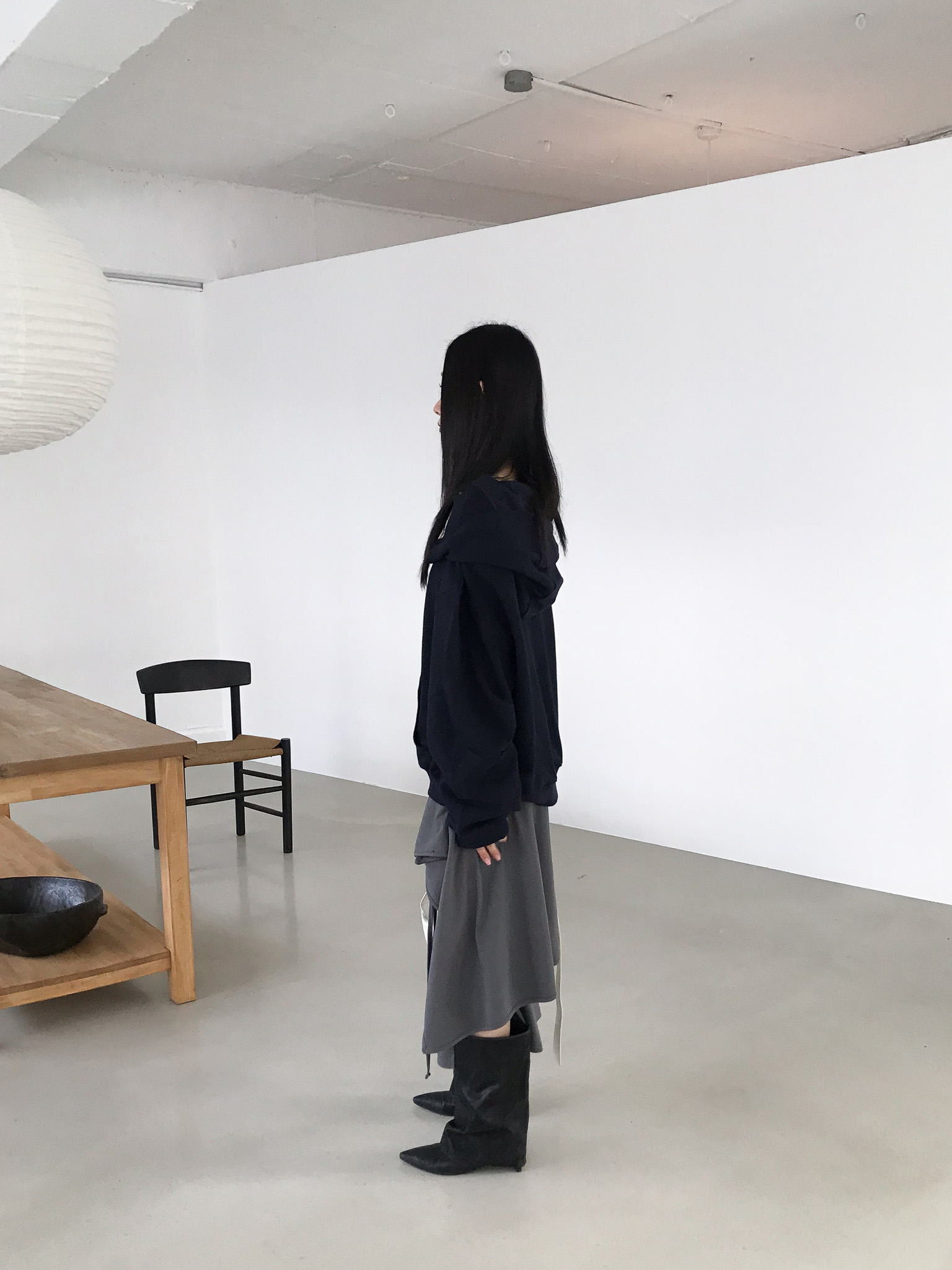 FOLDED WRAP SKIRT (2COLOR) 상세 이미지 6