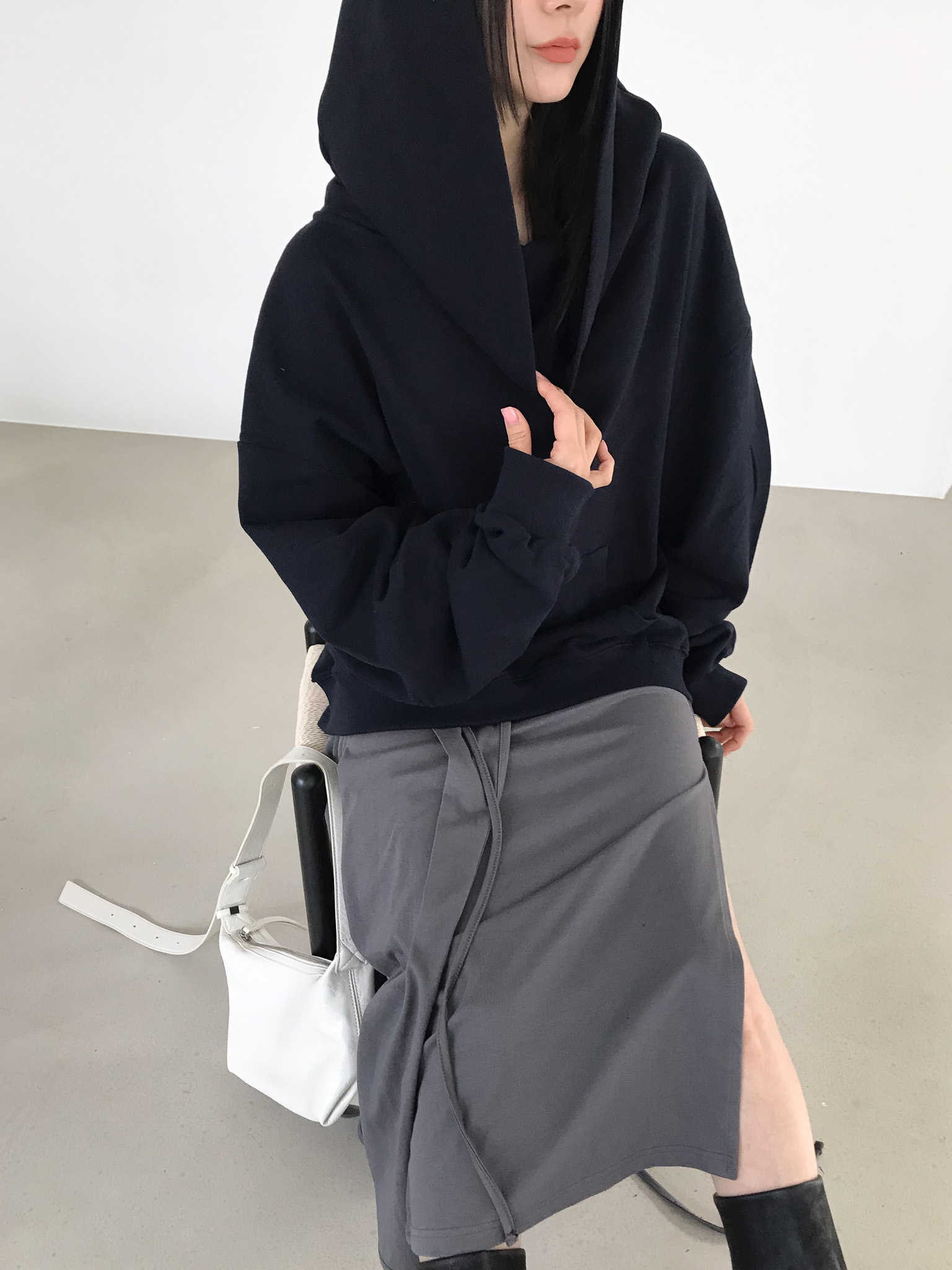 FOLDED WRAP SKIRT (2COLOR) 상세 이미지 10