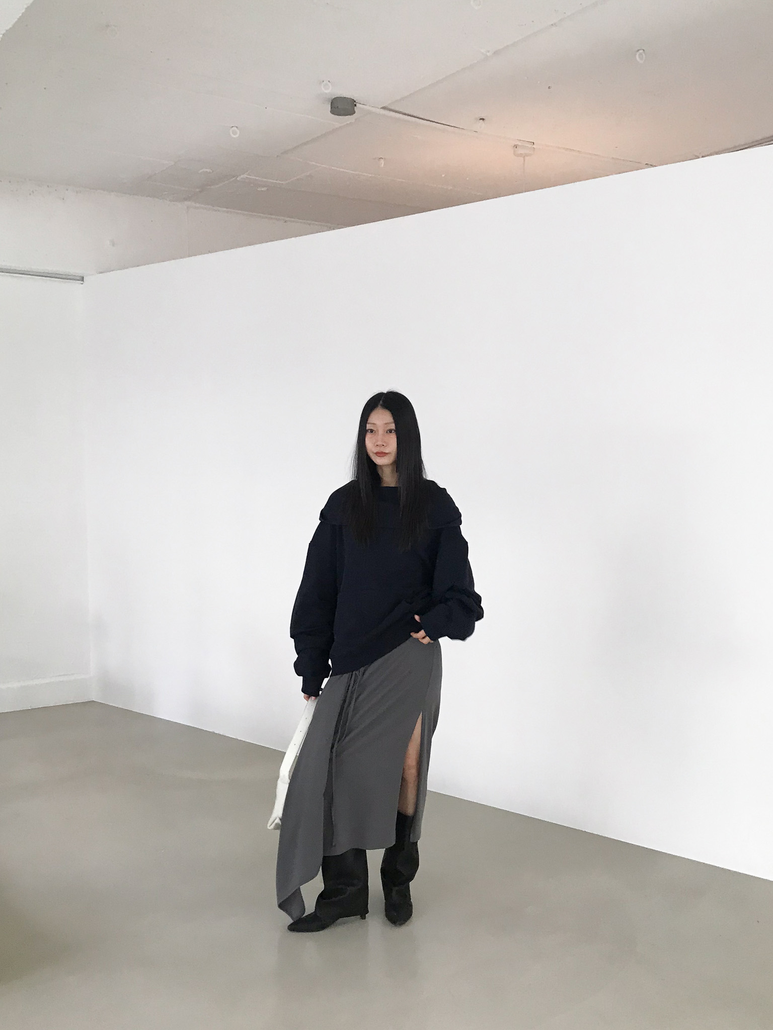 FOLDED WRAP SKIRT (2COLOR) 상세 이미지 17