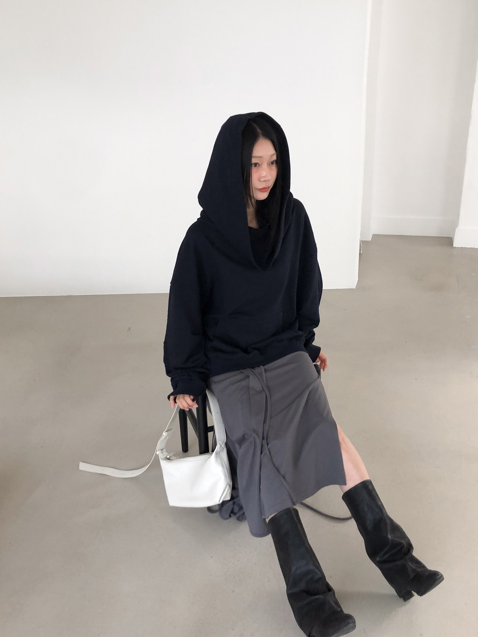 FOLDED WRAP SKIRT (2COLOR) 상세 이미지 21