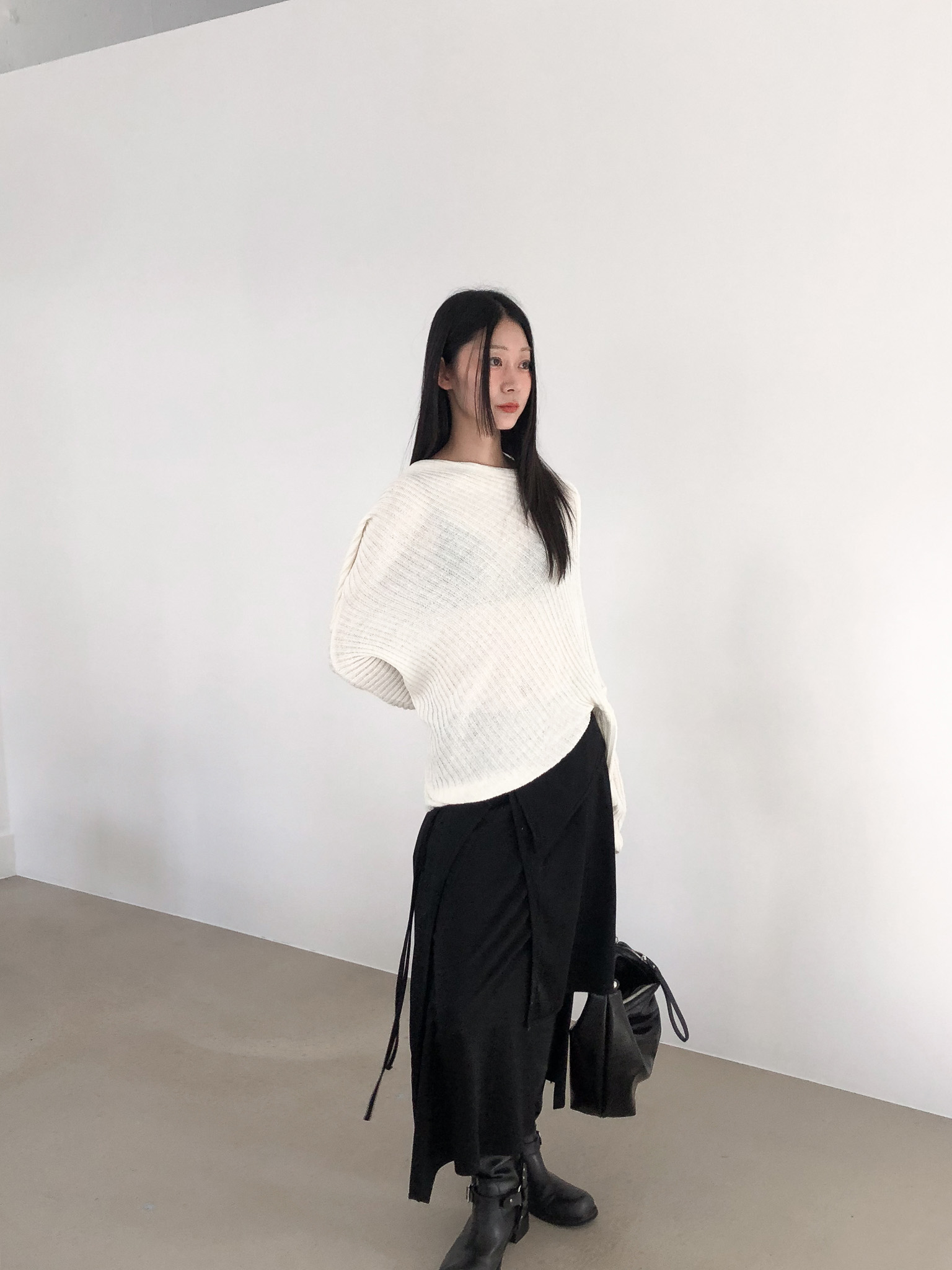 FOLDED WRAP SKIRT (2COLOR) 상세 이미지 34