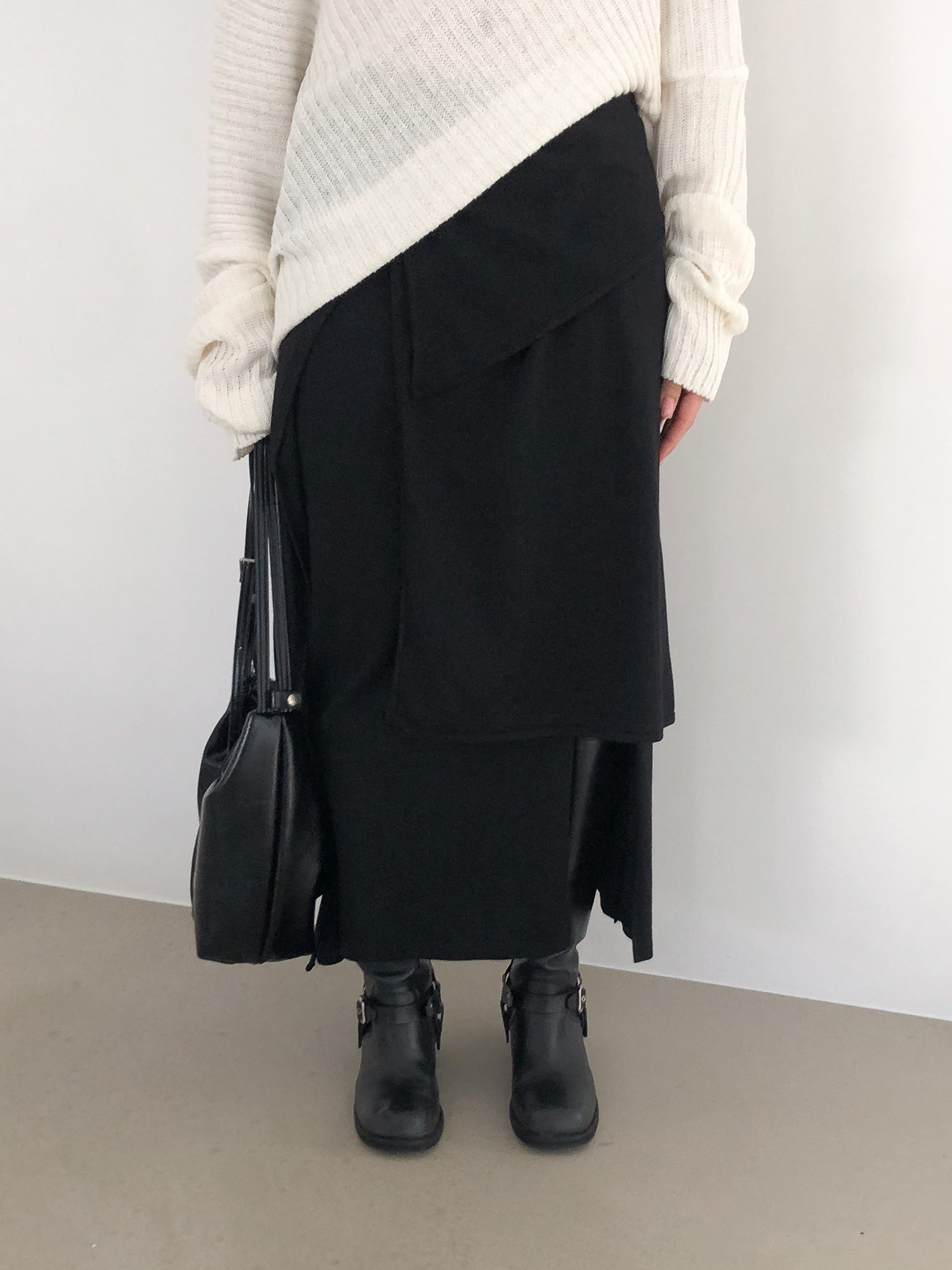 FOLDED WRAP SKIRT (2COLOR) 상세 이미지 38