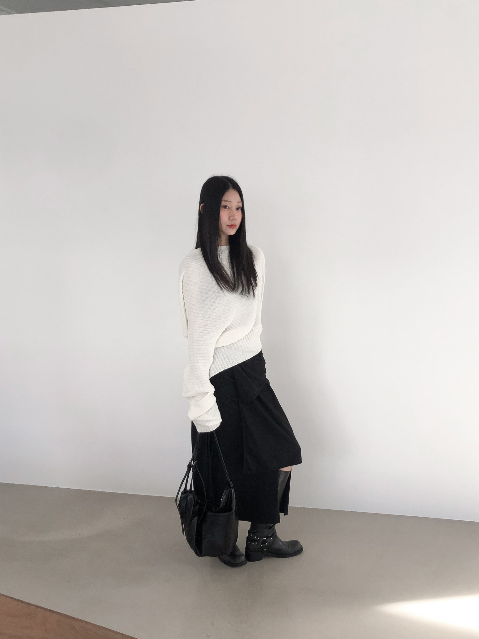 FOLDED WRAP SKIRT (2COLOR) 상세 이미지 37
