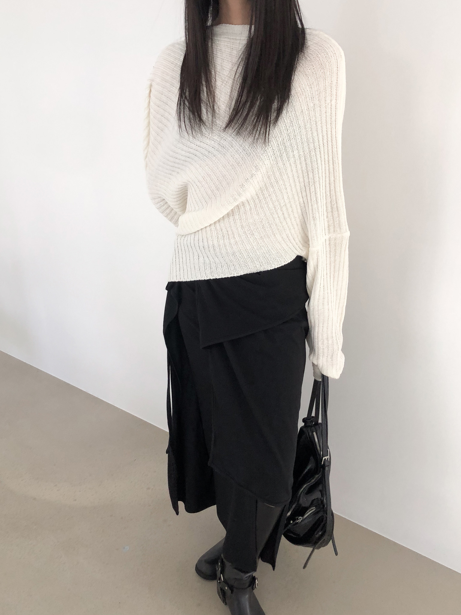 FOLDED WRAP SKIRT (2COLOR) 상세 이미지 40