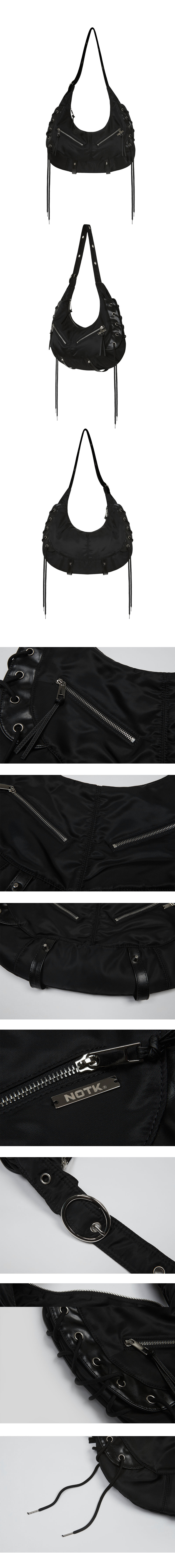 【NOTKNOWING】韓国人気★Halfmoon Moto Cross Bag (NYLON) MUSINSA | NOTKNOWING Halfmoon Moto Cross Bag (NYLON)