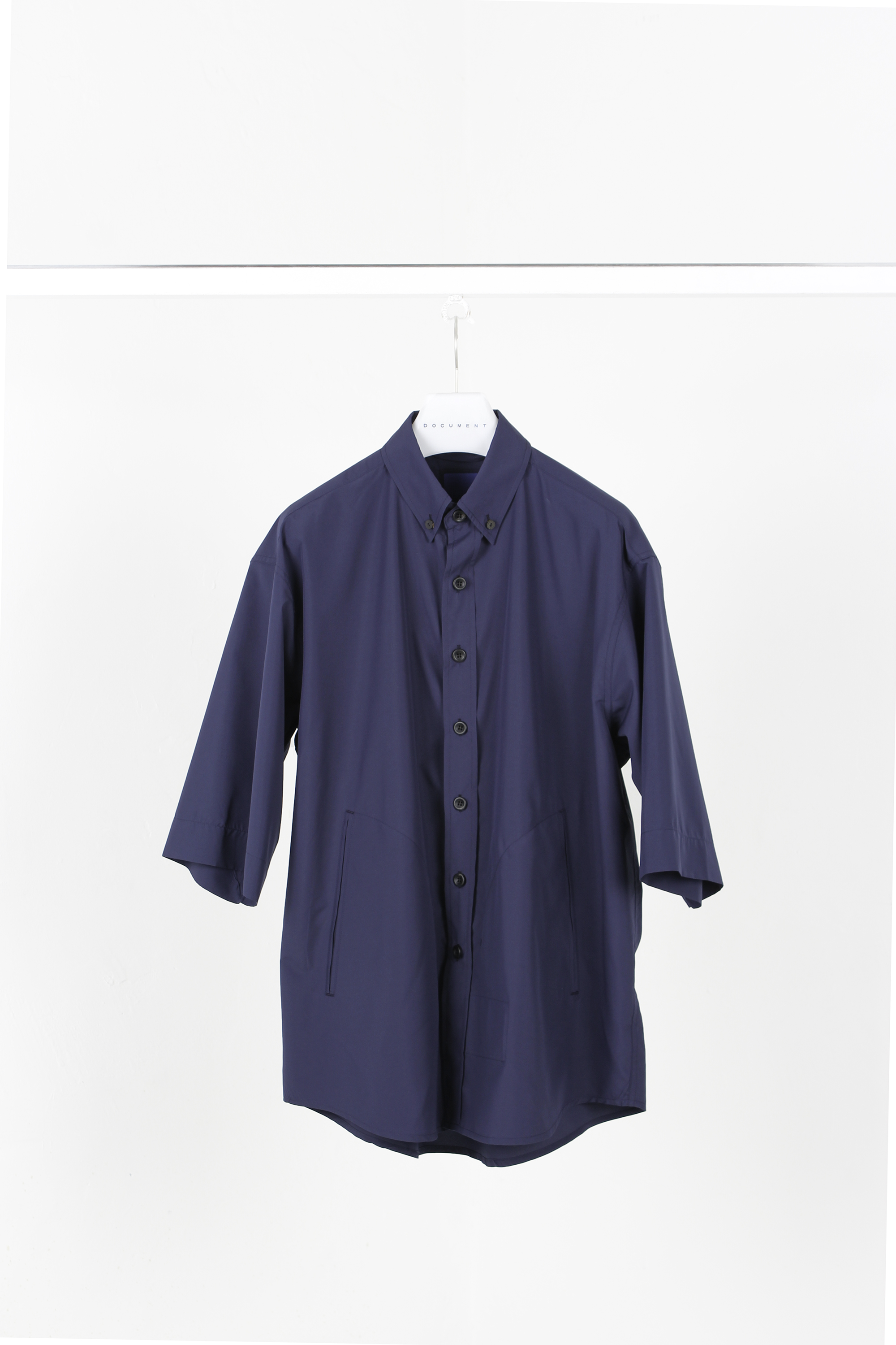 RELAXED BUTTON DOWN SHIRT_NAVY