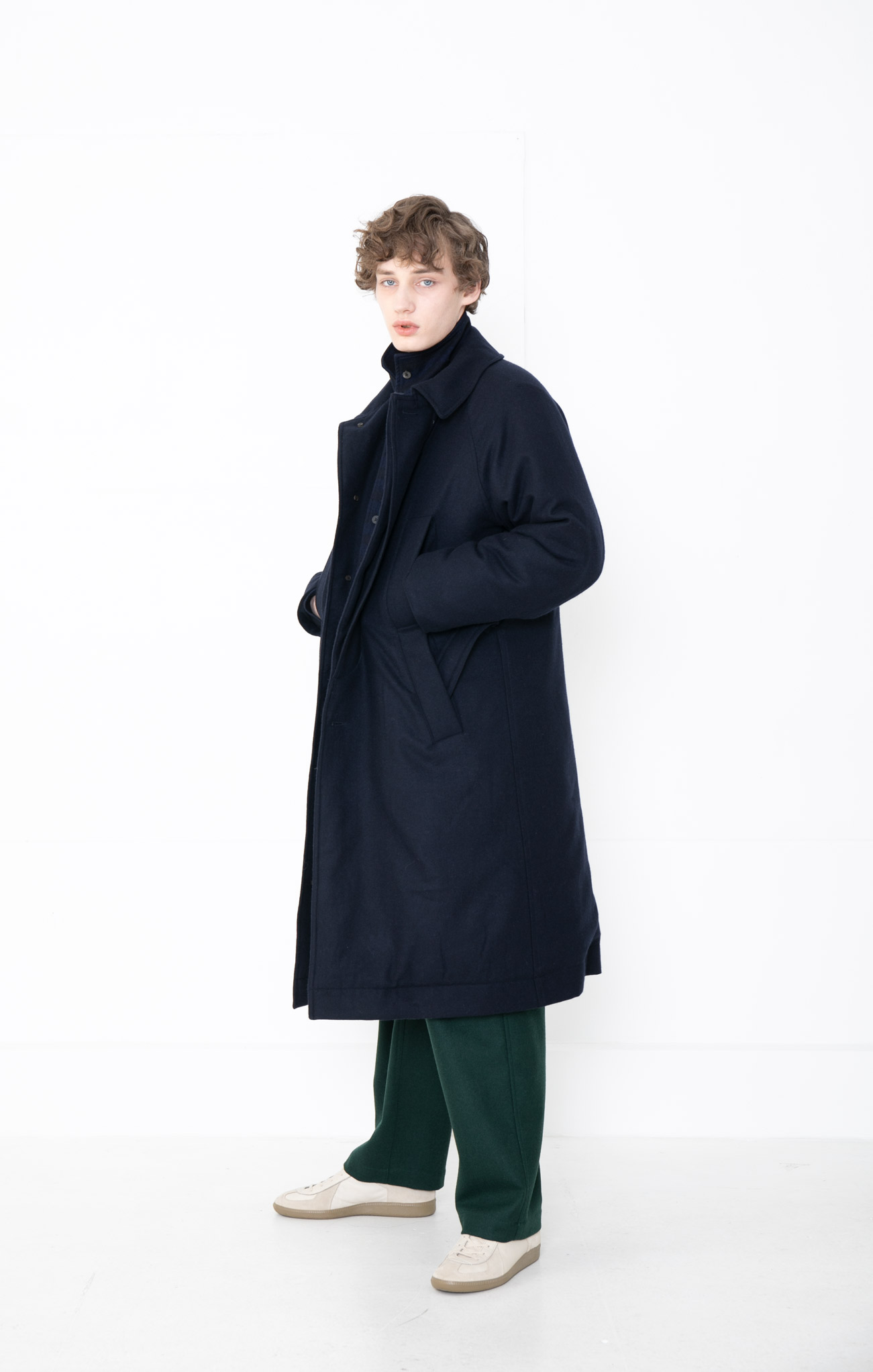 PADDED BALMACAAN POCKETING COAT