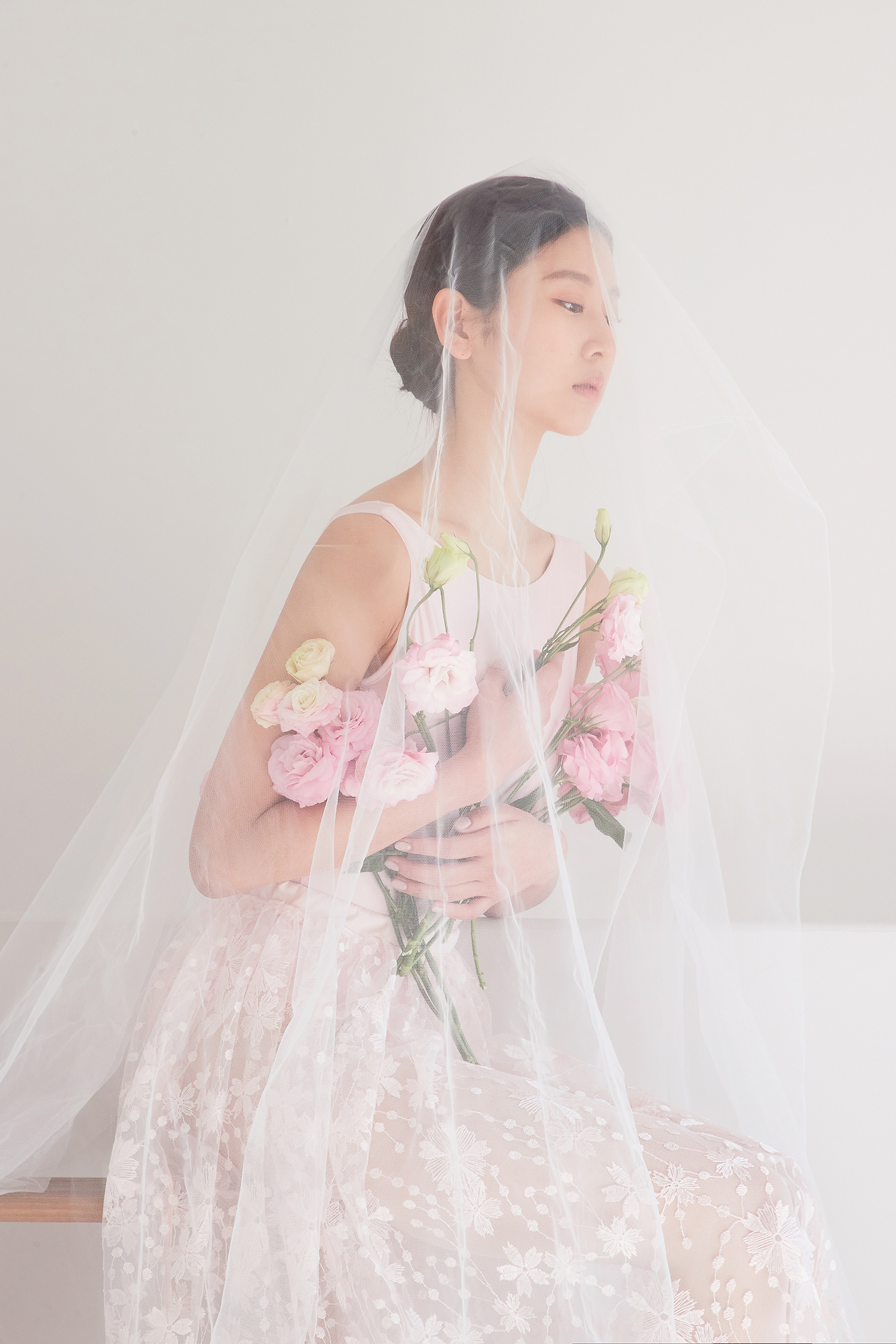 백 리본 레오타드_Baby pink 5