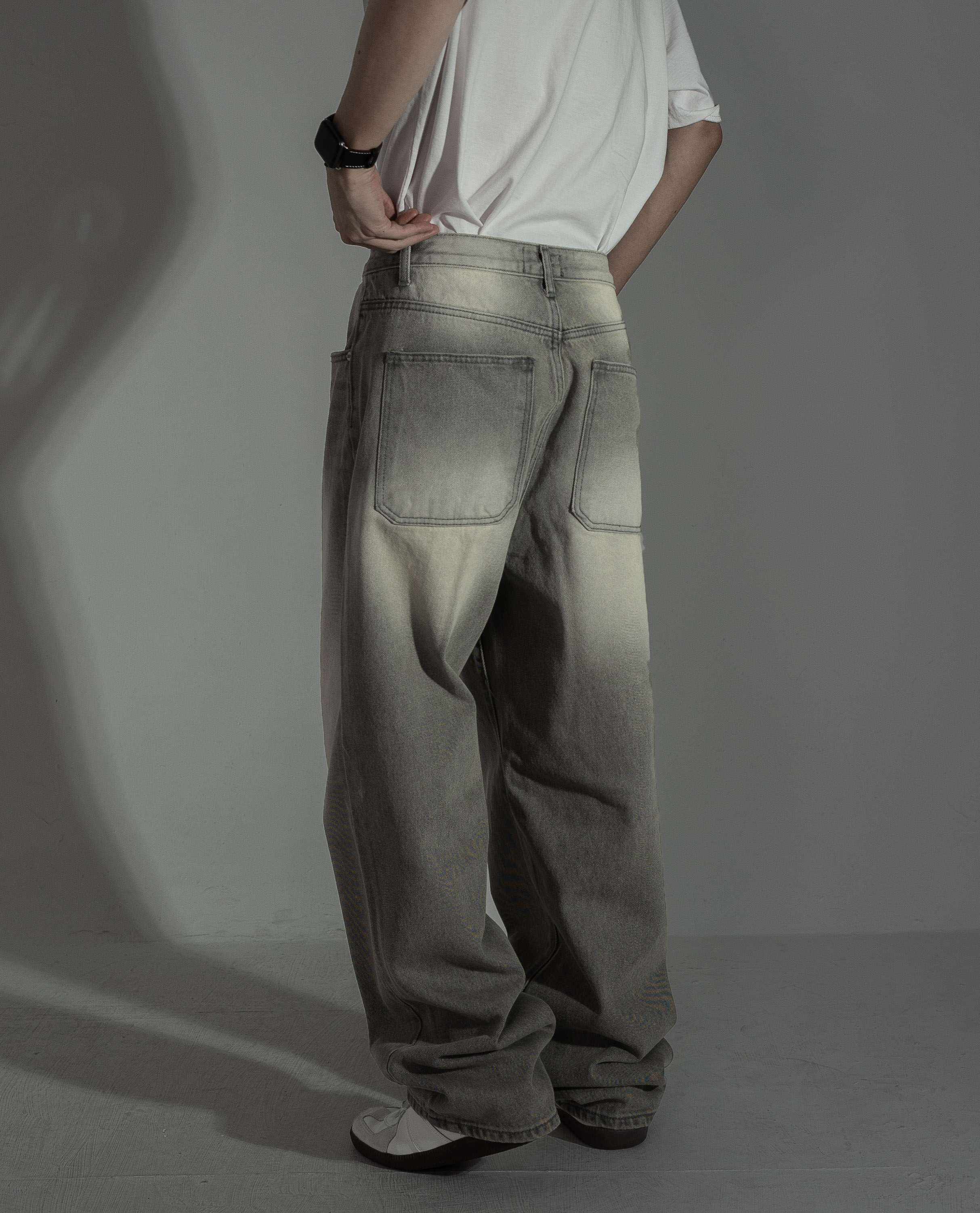 [送料込] Sand vintage wide denim org.jpg