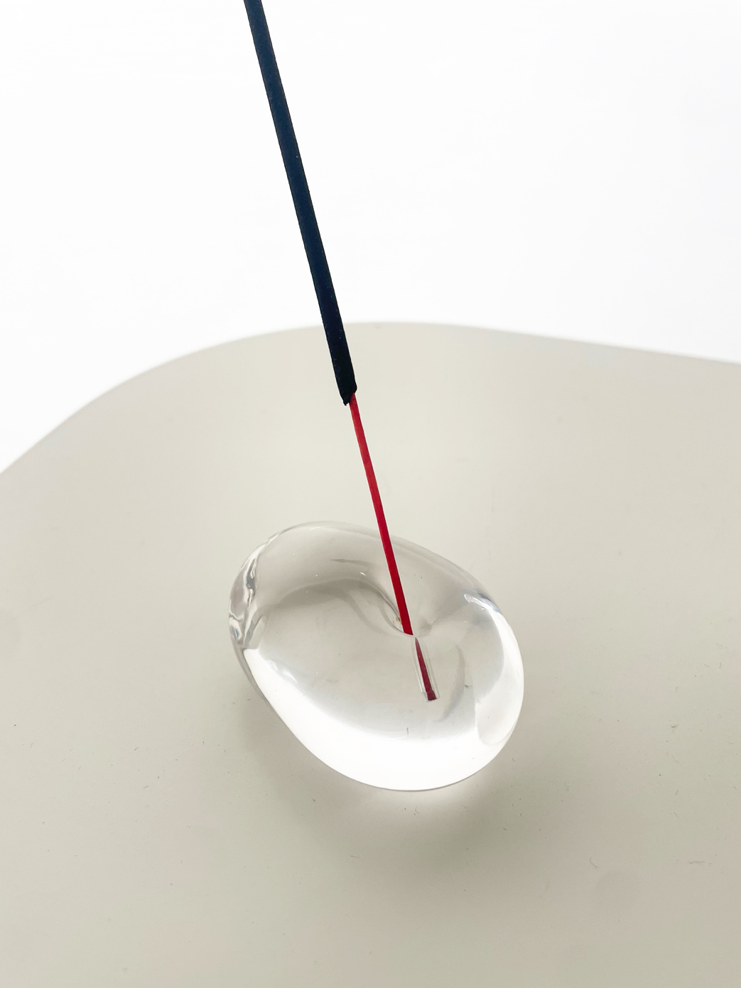 Water Drop Glass Incense Holder