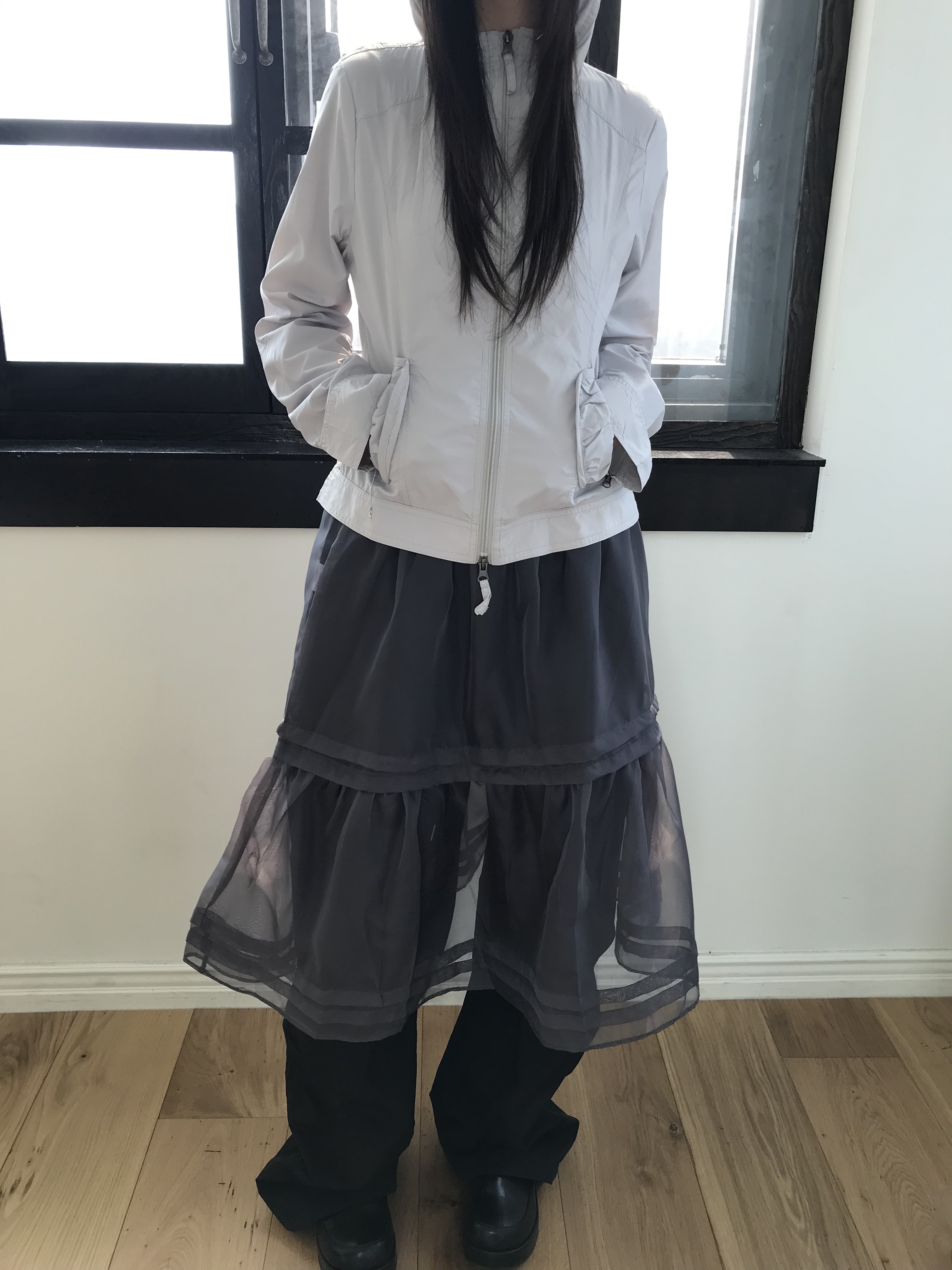 feather windbreaker - sky blue 상세 이미지 15