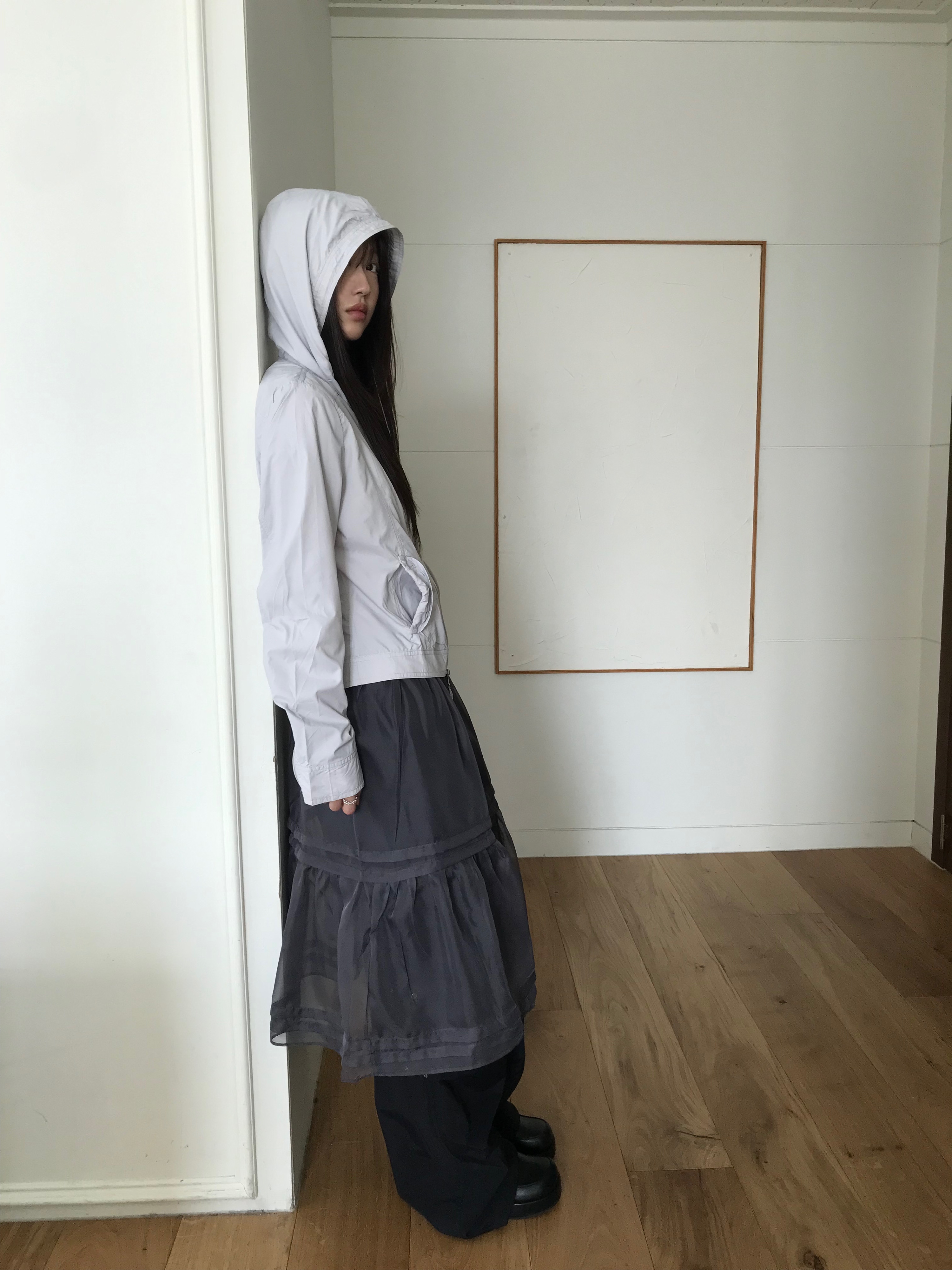 feather windbreaker - sky blue 상세 이미지 14