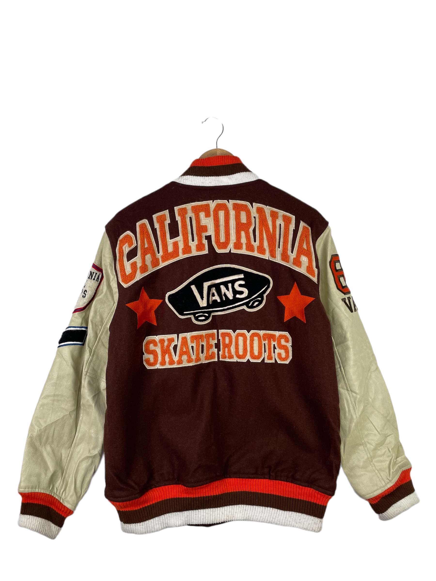 90 s California Skate Roots Vans varsity jacket 100