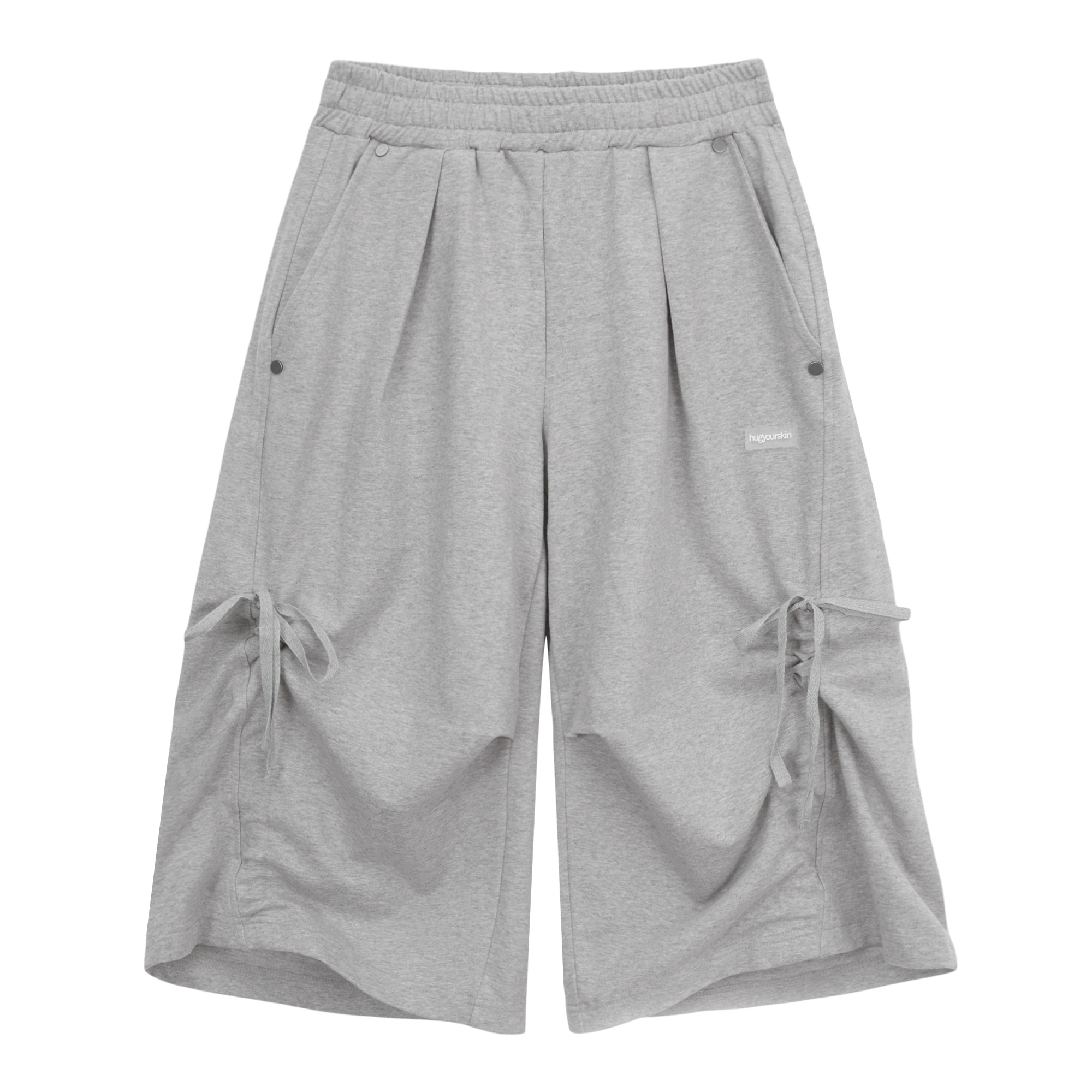 パンツ hug your skin bermuda pants MUSINSA | HUG YOUR SKIN Wide Bermuda pants (melange)