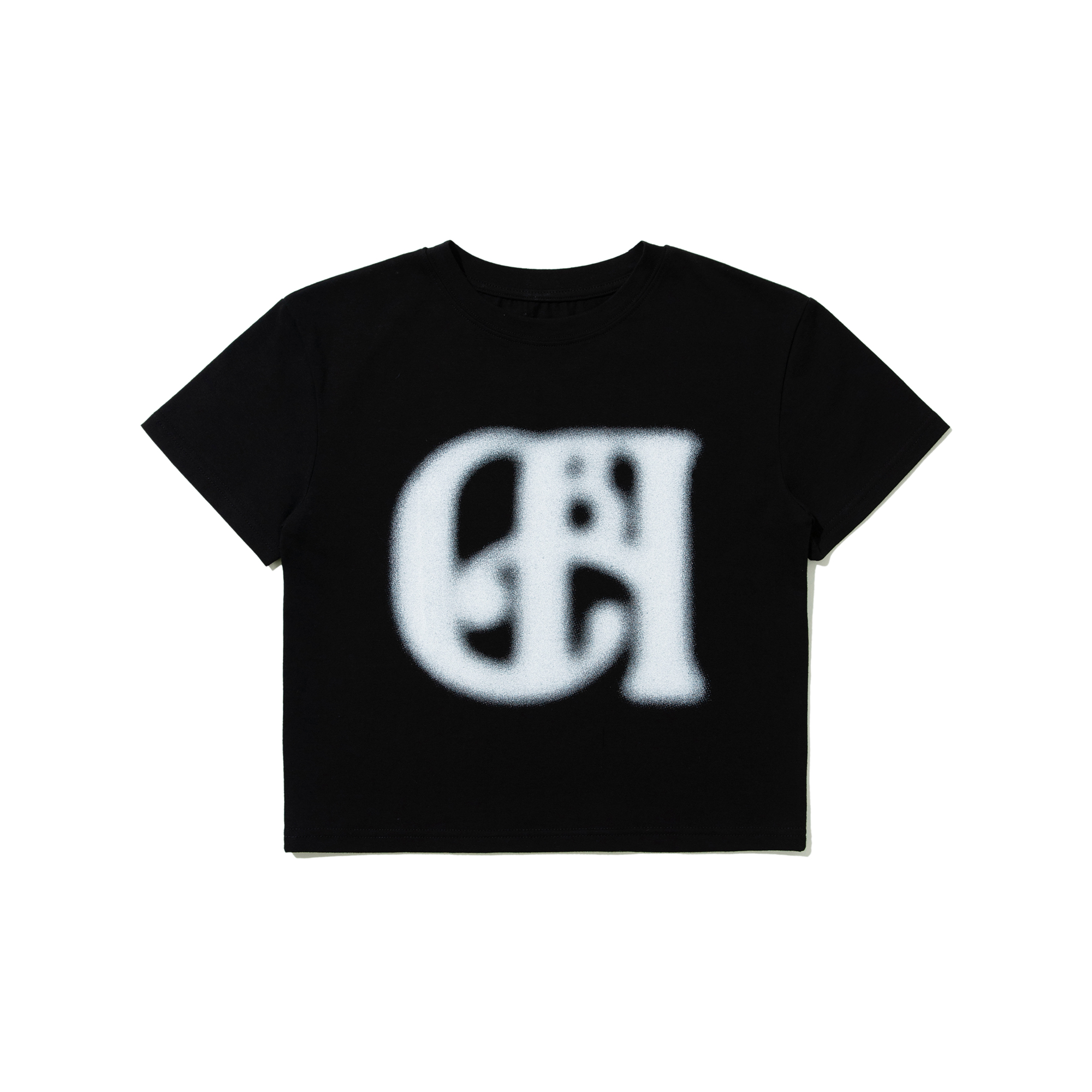 big-logo-crop-t-shirts-black