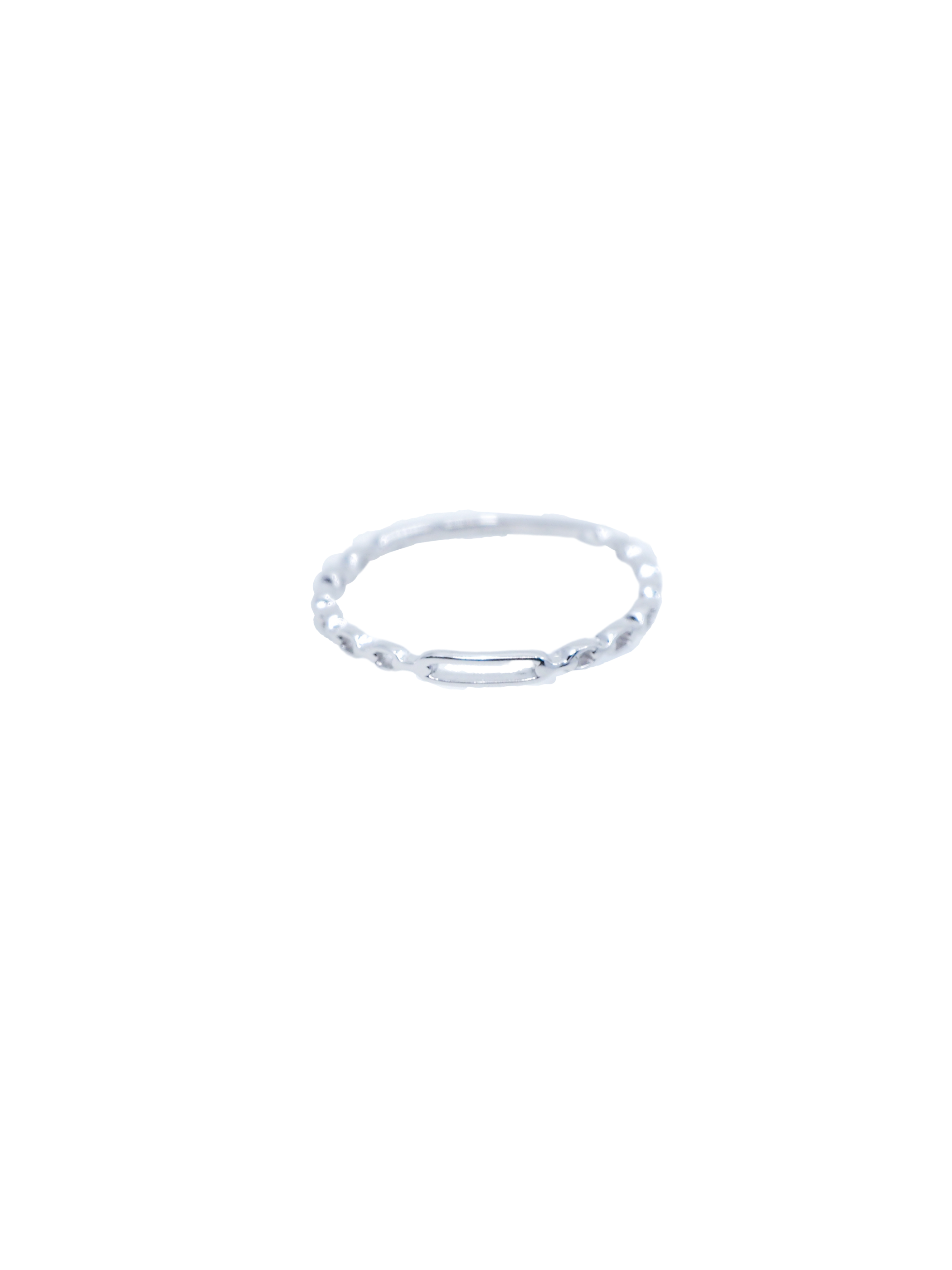 1723 Slim square chain Ring