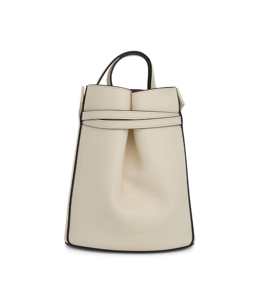 [NEOUS] Sigma Small Bucket Bag in Cream