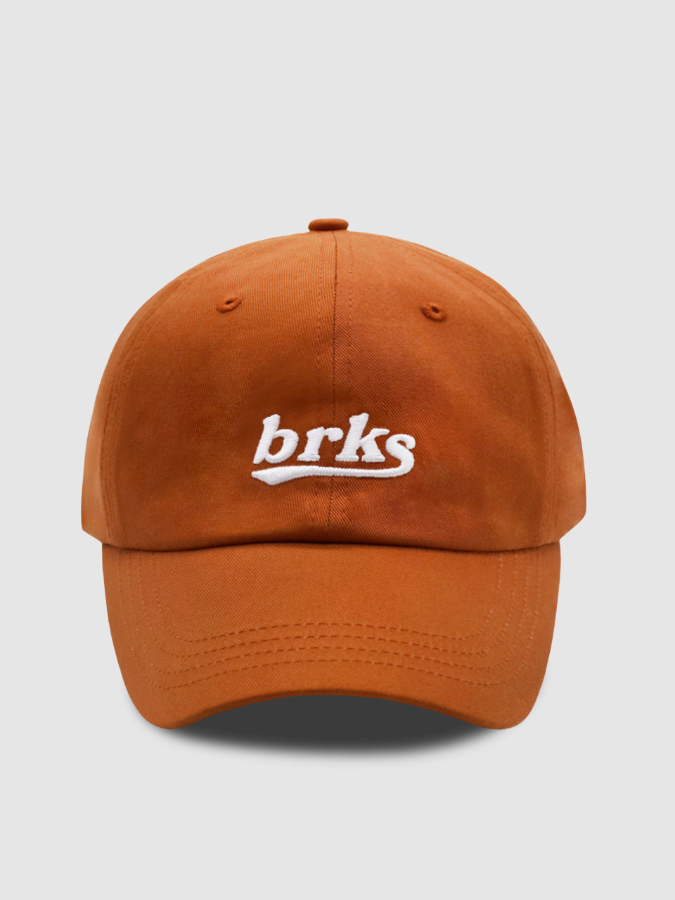 브릭브릭스 Brick 캡모자 깊은 남자 여자 뉴로고 얼굴작아보이는 브릭 주황 브라운 레터링 볼캡 상세 이미지 12
