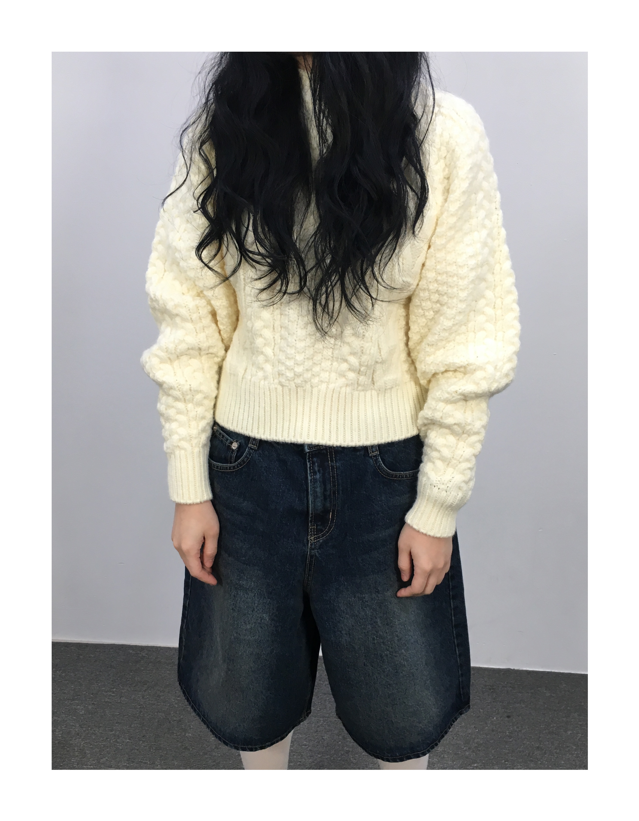 cable crop knit (2c)