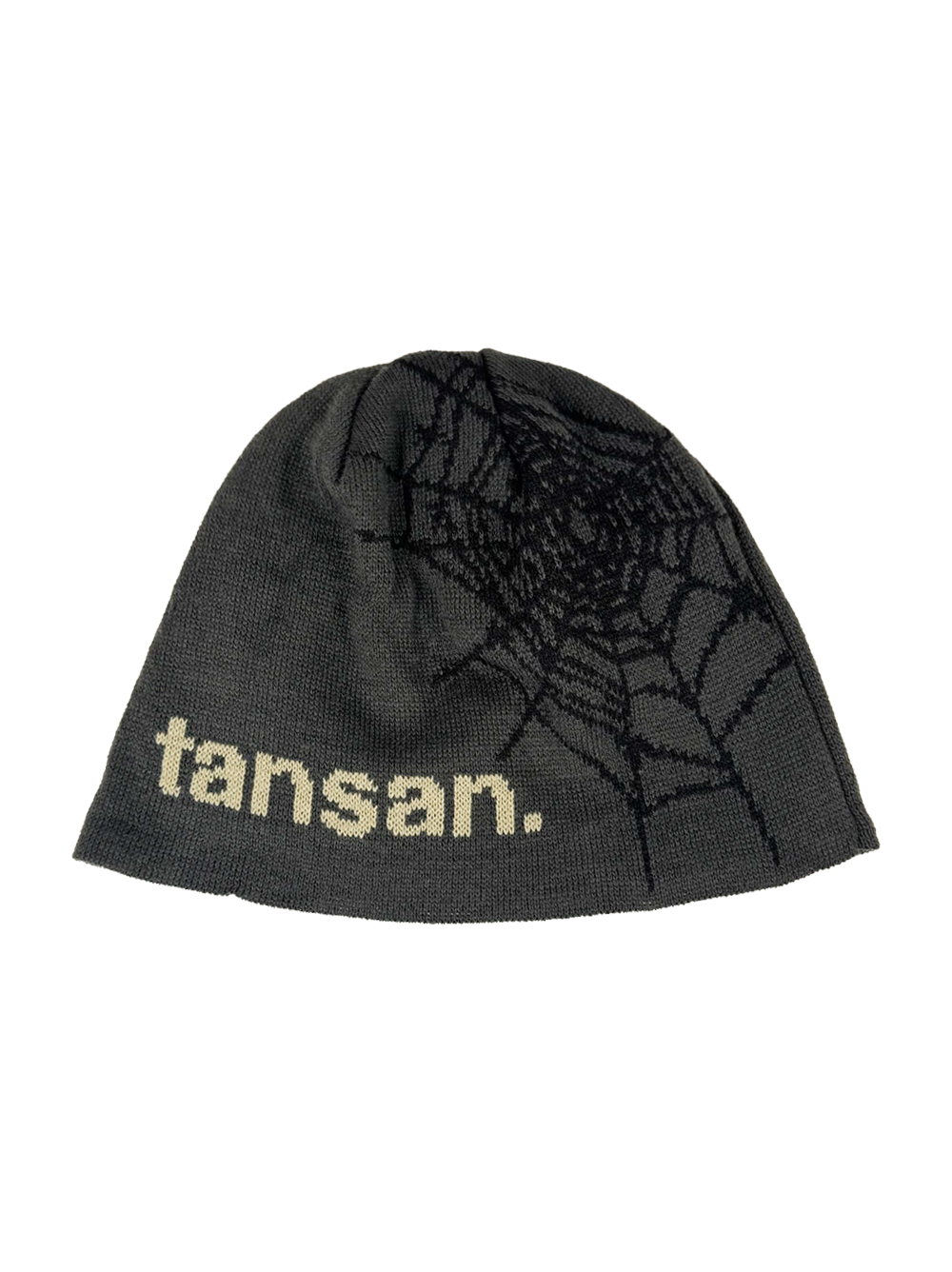【TANSANMAGNESIUM】Jacquard Web Beanie ビーニー Jacquard Web Beanie in Charcoal