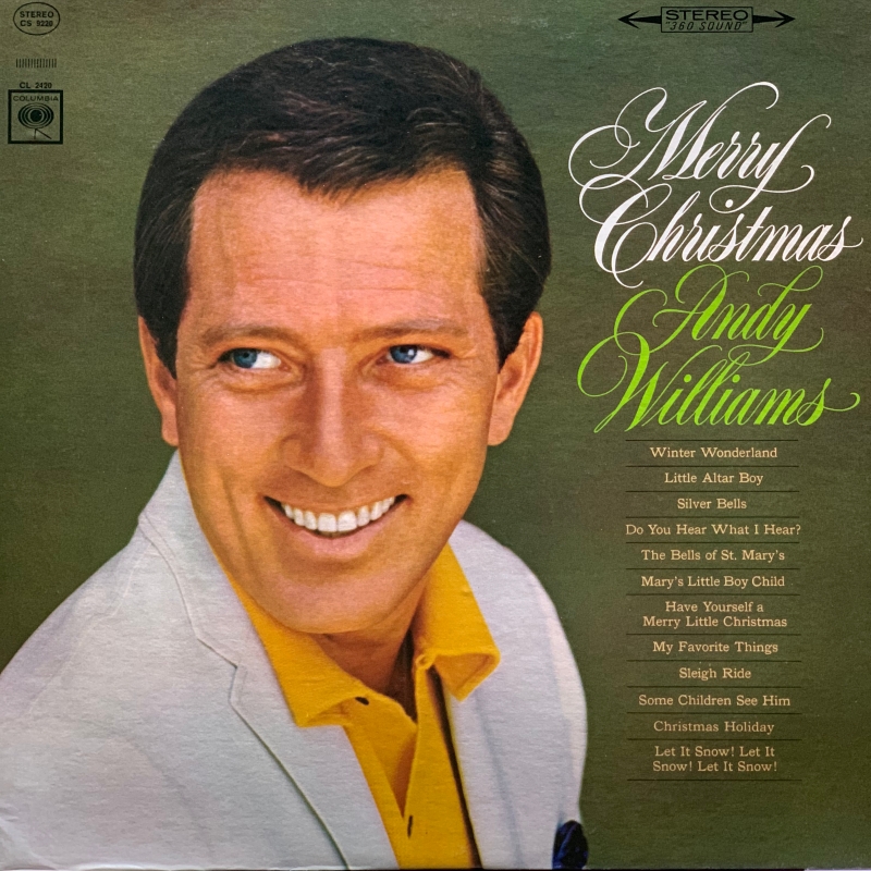 Andy Williams ‎– Merry Christmas (US, Reissue)