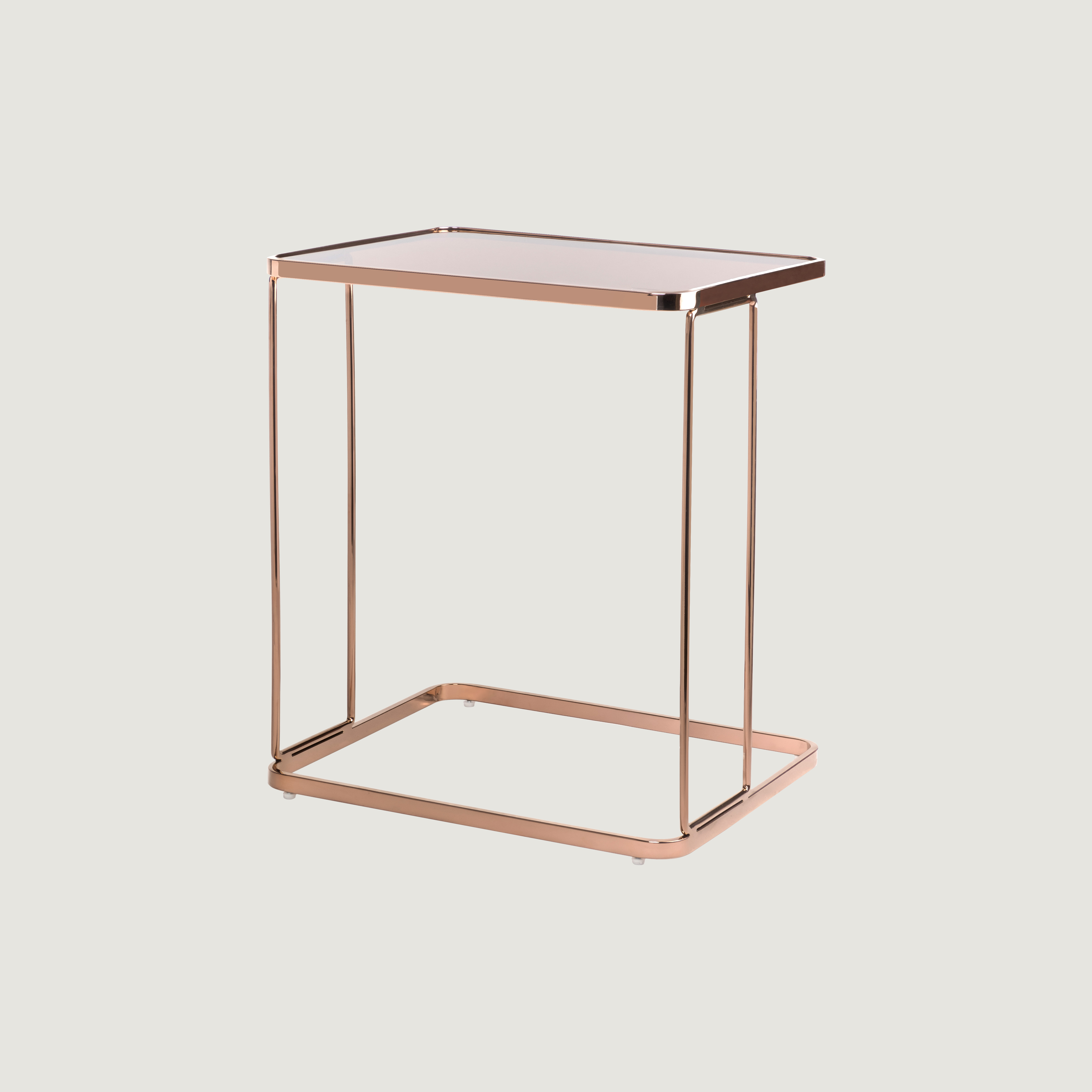 SIDE TABLE 1 BRONZE GLASS