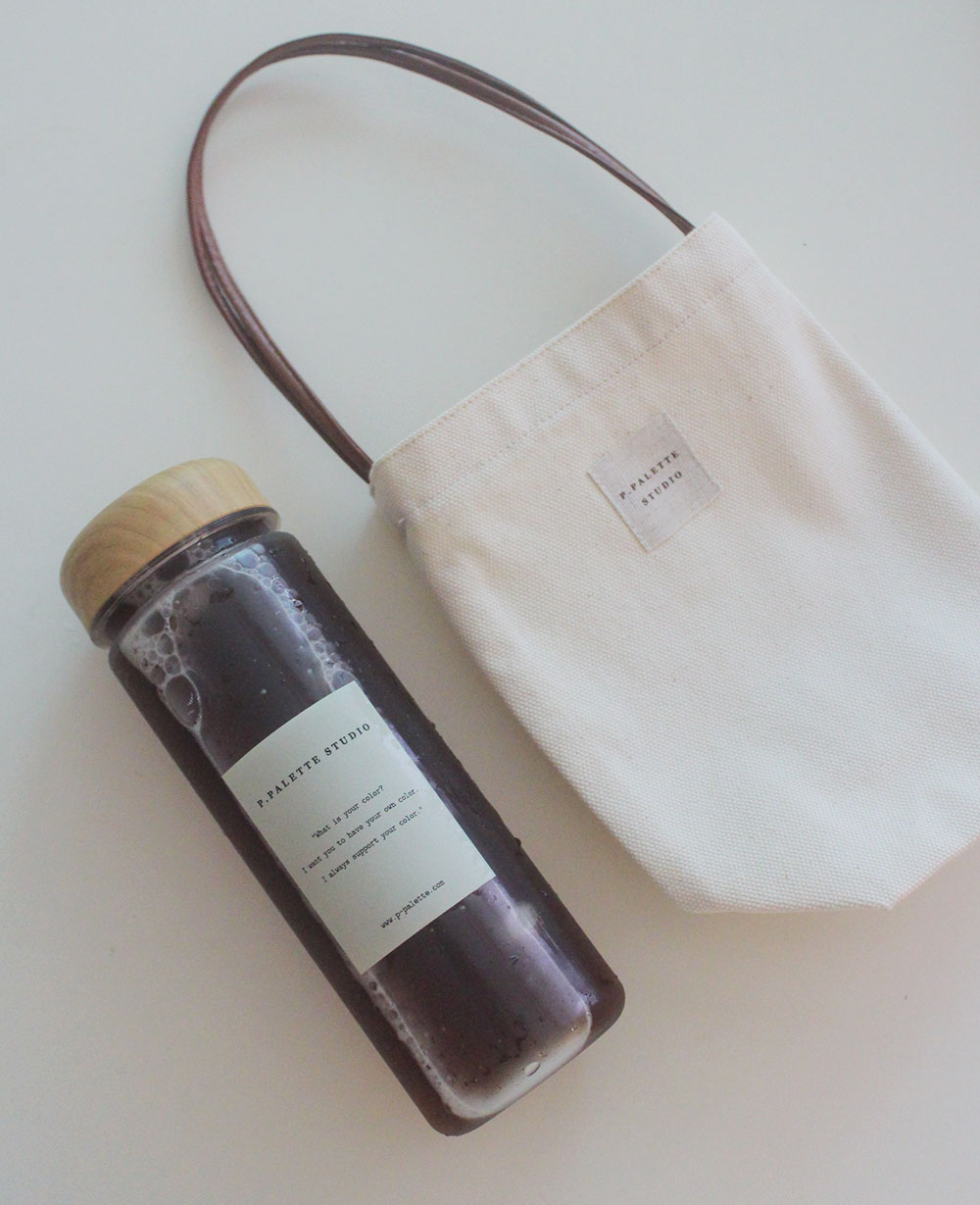 Canvas tumbler bag