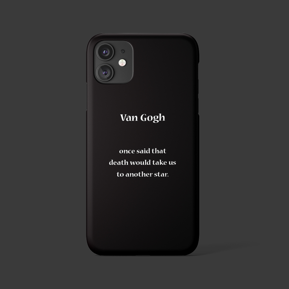 [Phone Case] Simply Text Black